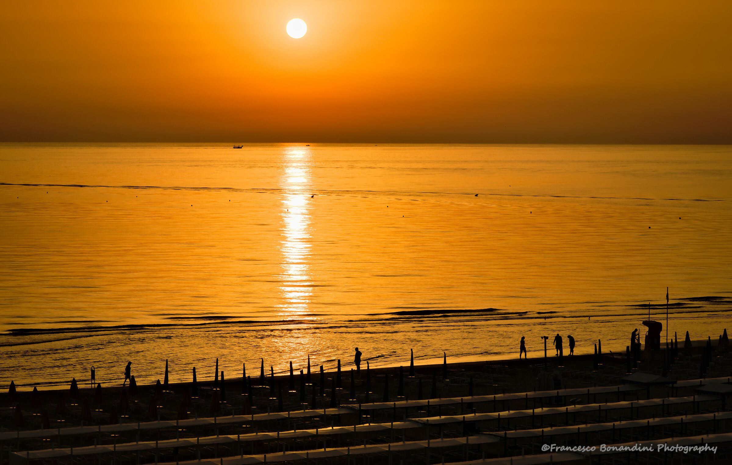Sunrise in Riccione