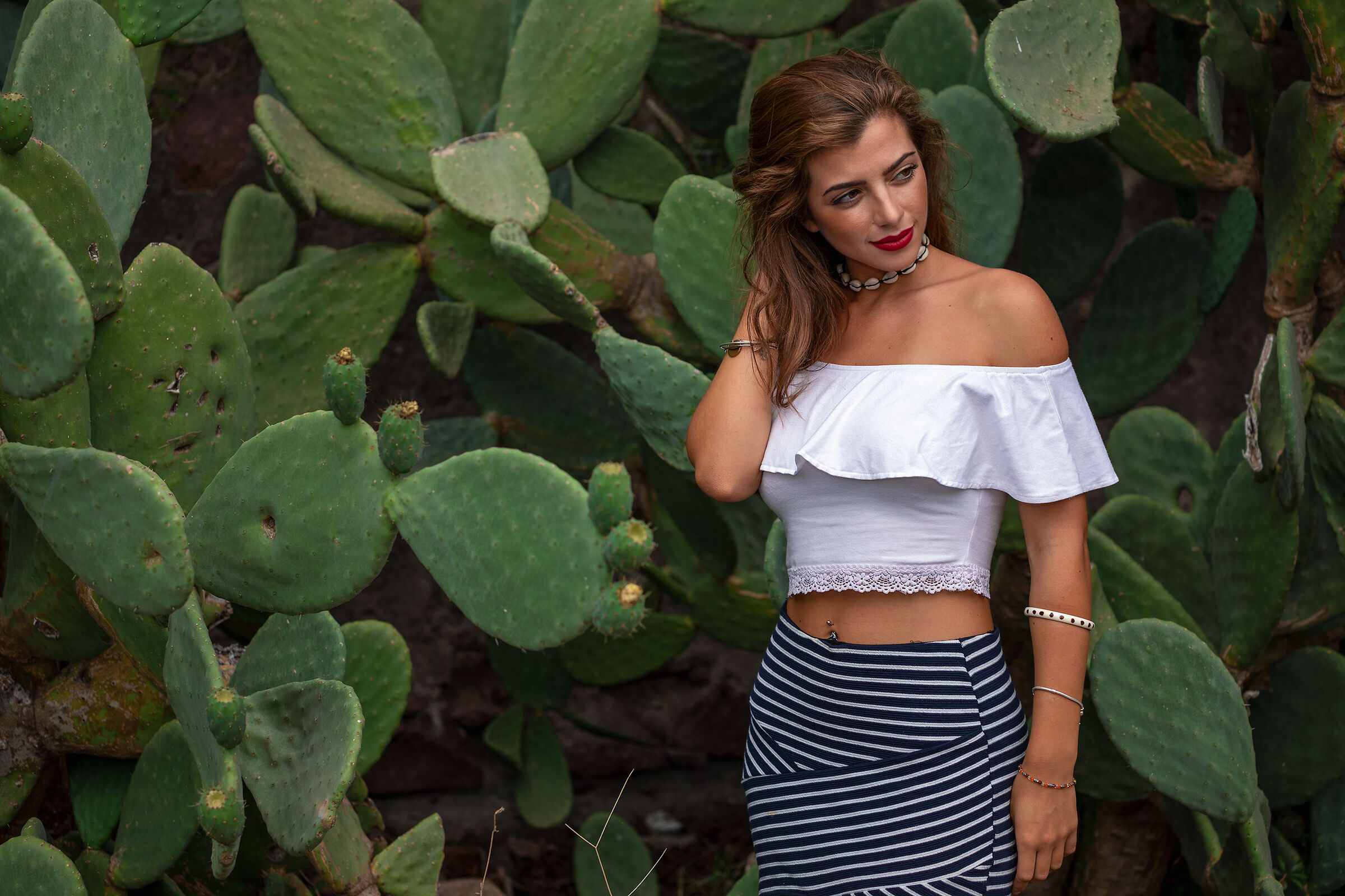 Among the prickly pears