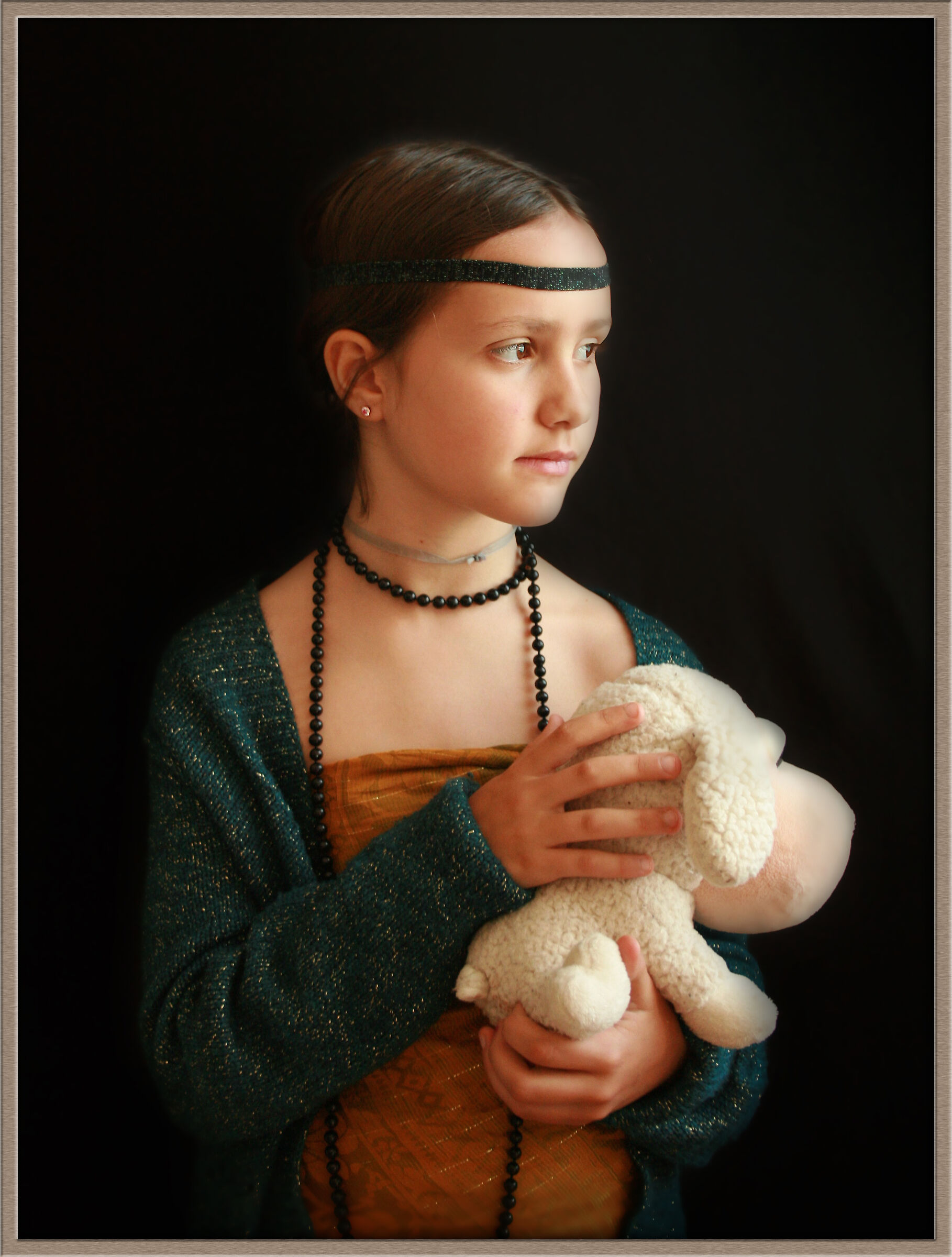 The lady with the lamb