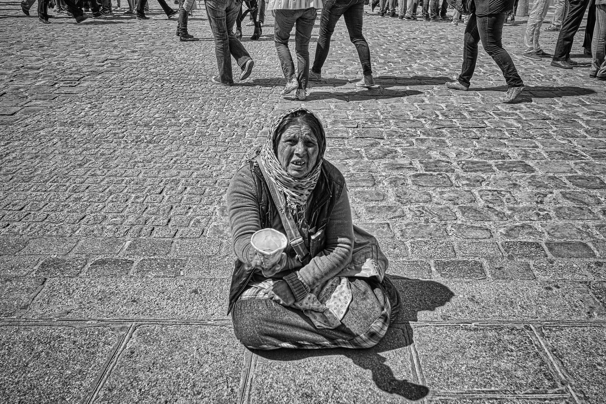 At the foot of Notre Dame