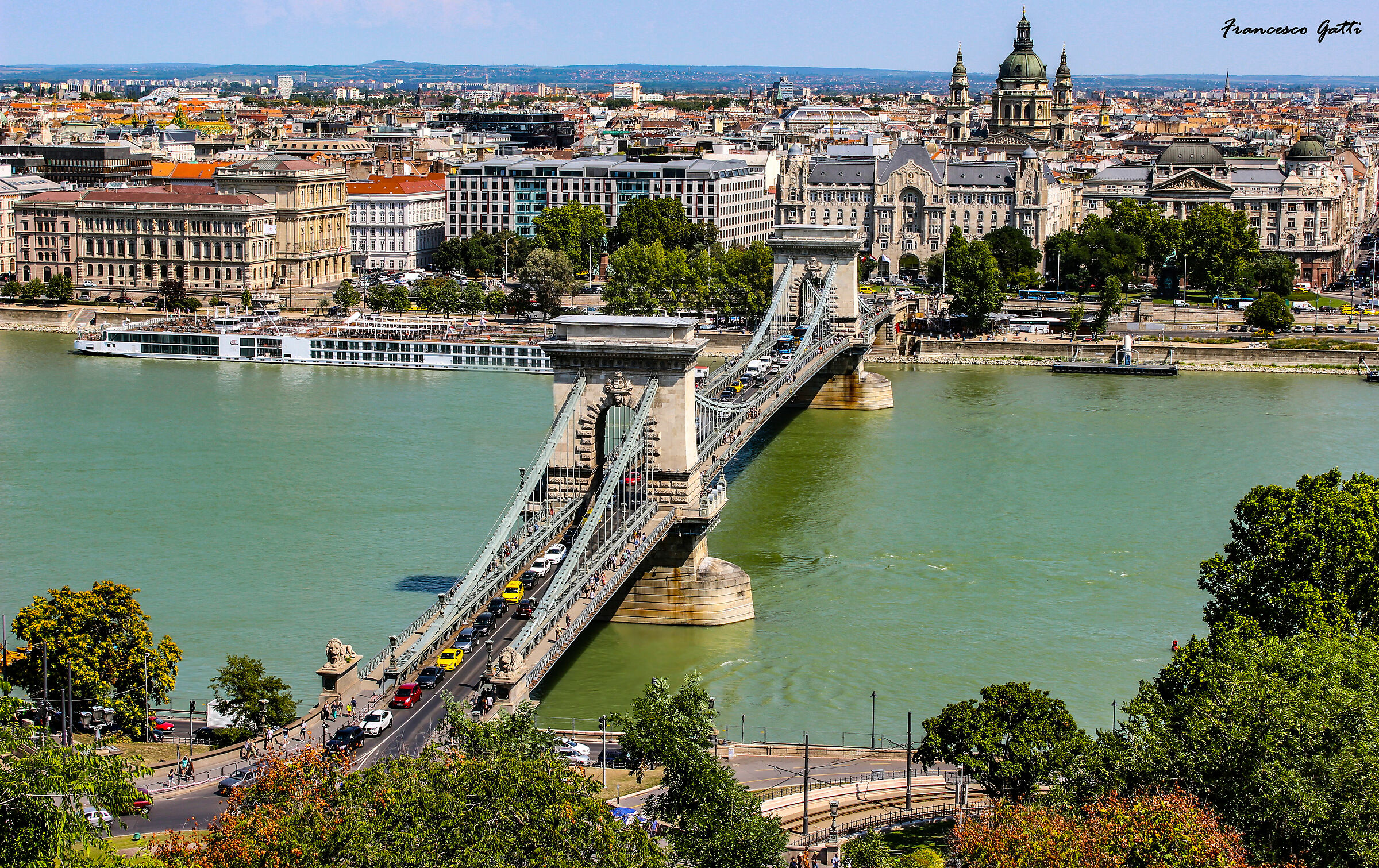 The Chain Bridge as seen from Buda