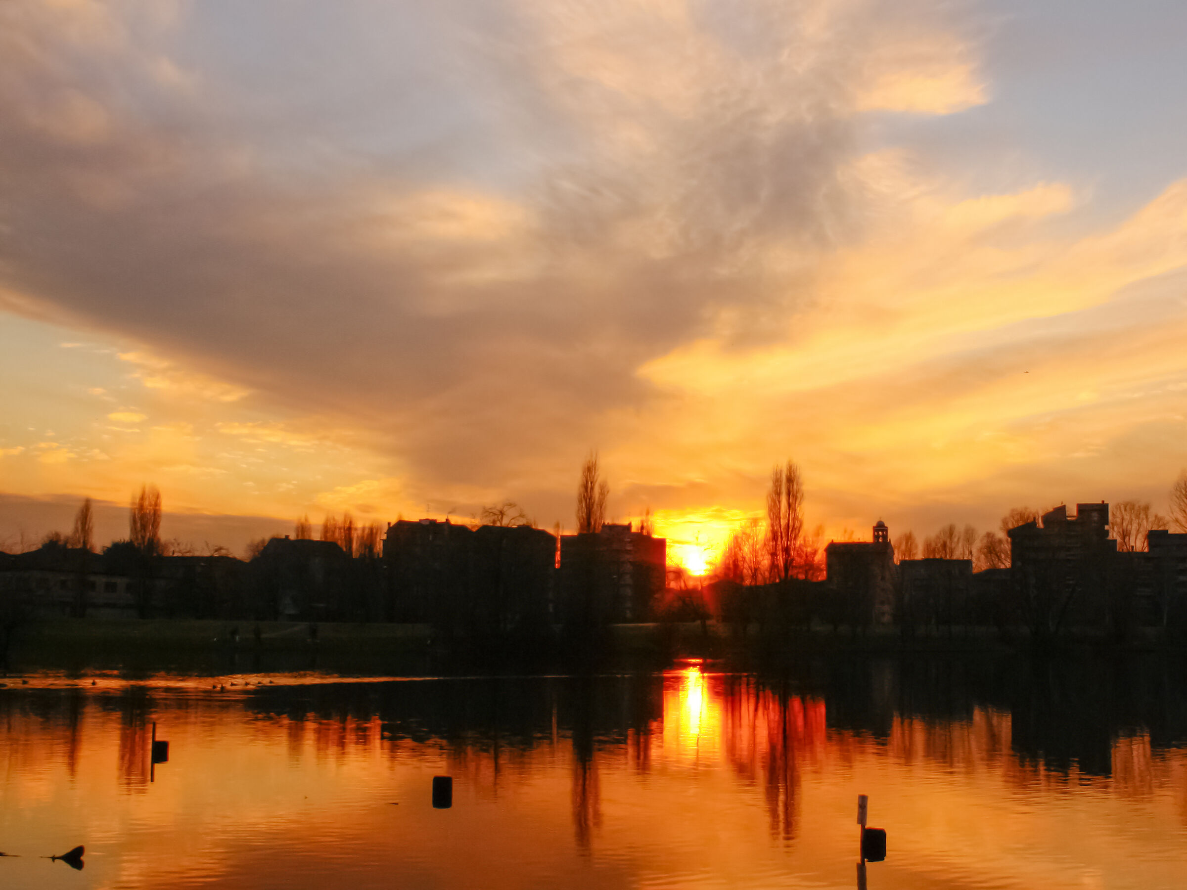Sunrise At The Park Delle Cave (Milan)