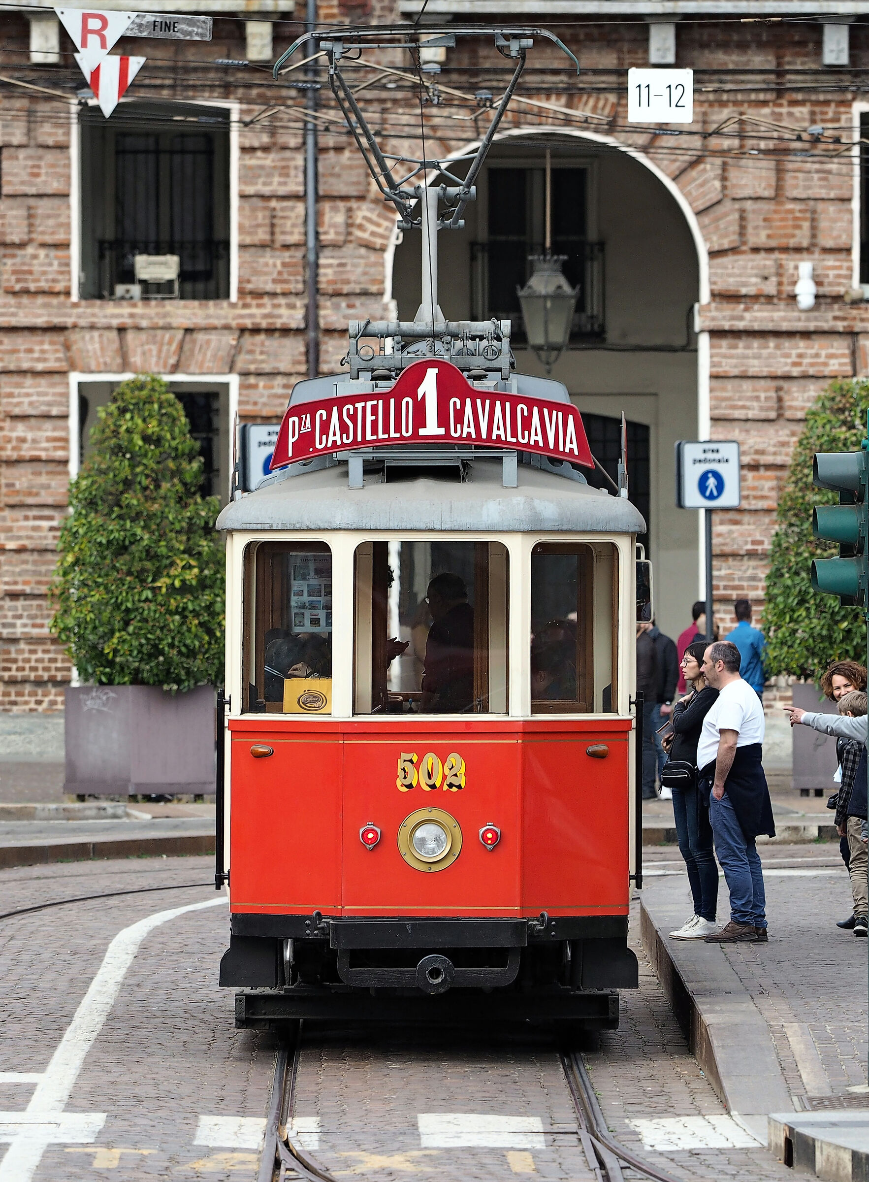 Ancient Turin tram