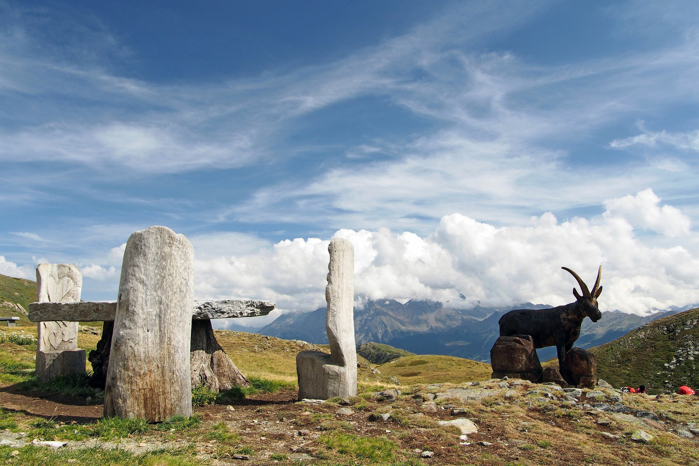 Stambecco all'orizzonte