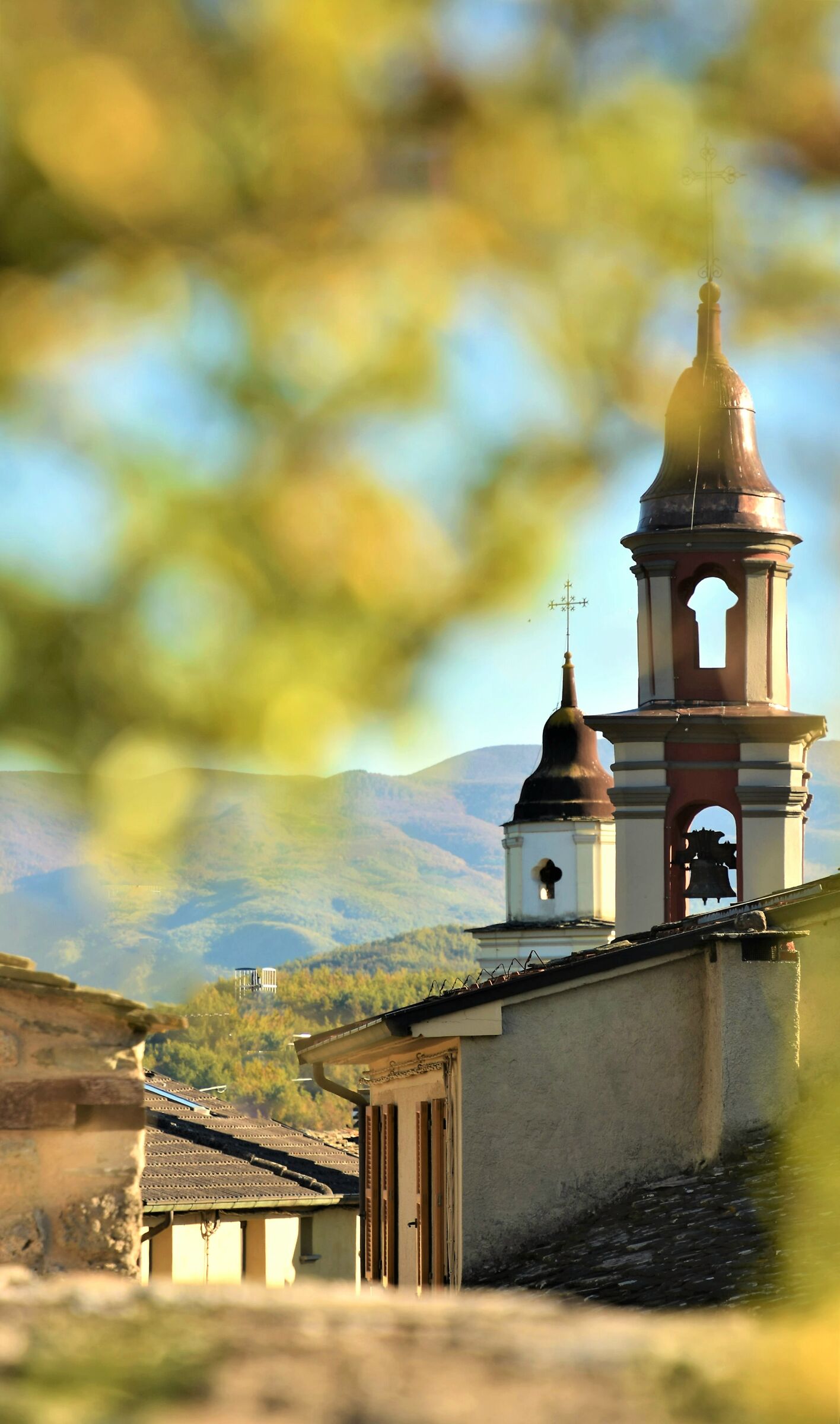 tra le fronde scorgo 2 campanili