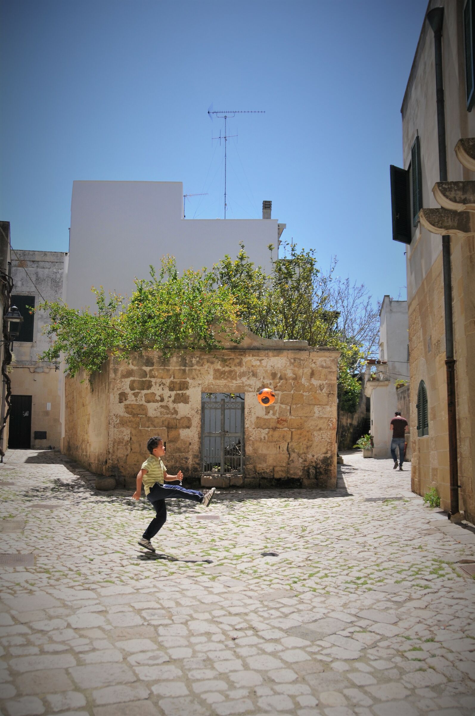 The simplicity of playing...