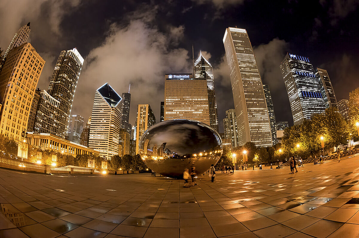Chicago's Spirit inside the Bean
