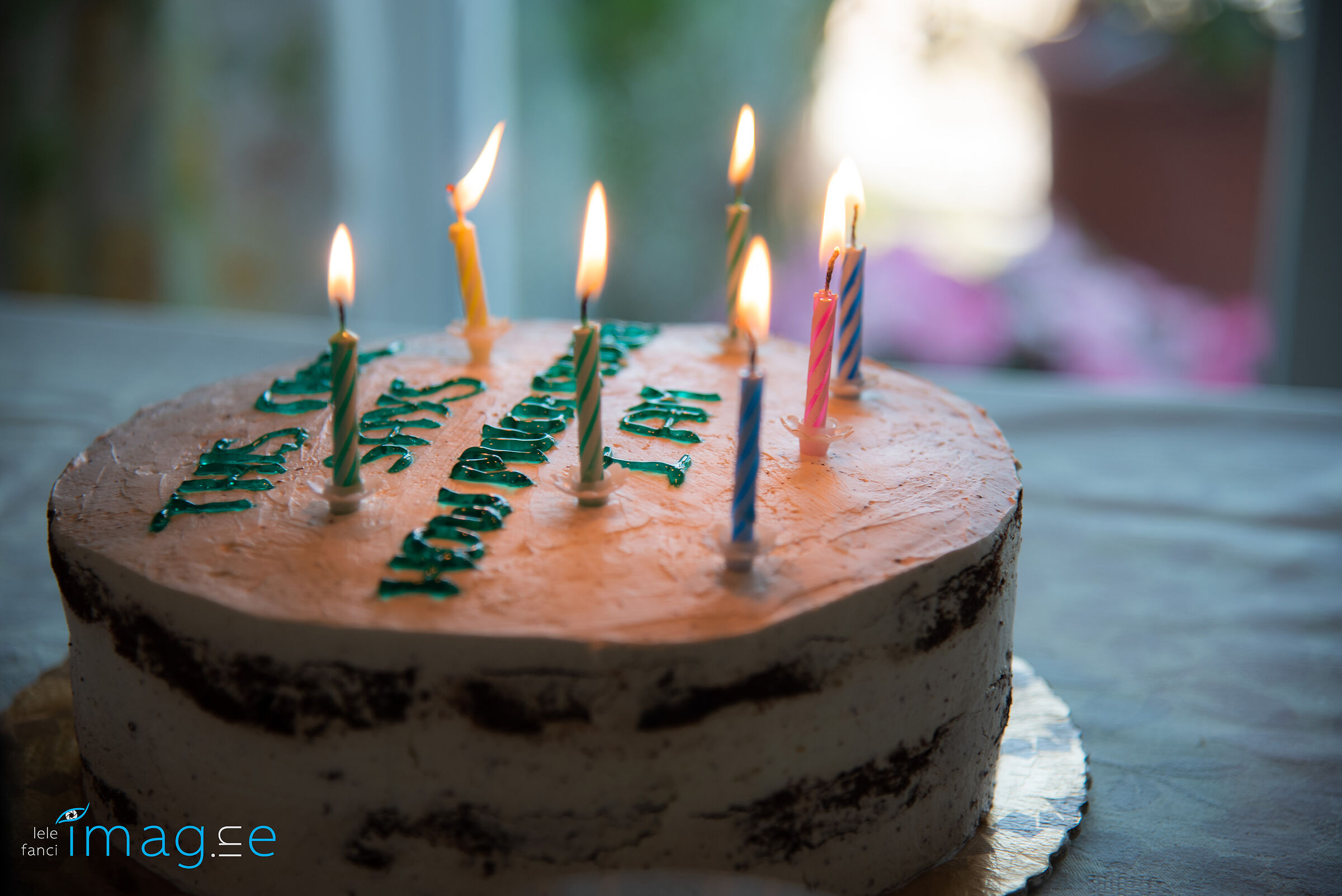 The warmth of a birthday, all together.