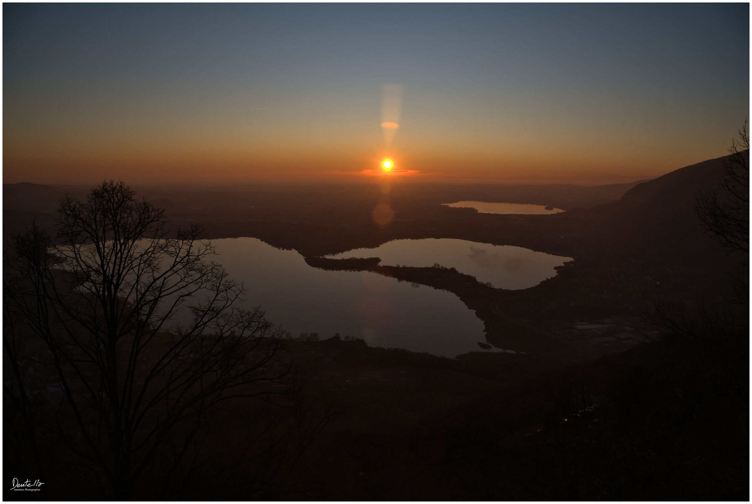 Briantei Lakes from Mount Barro