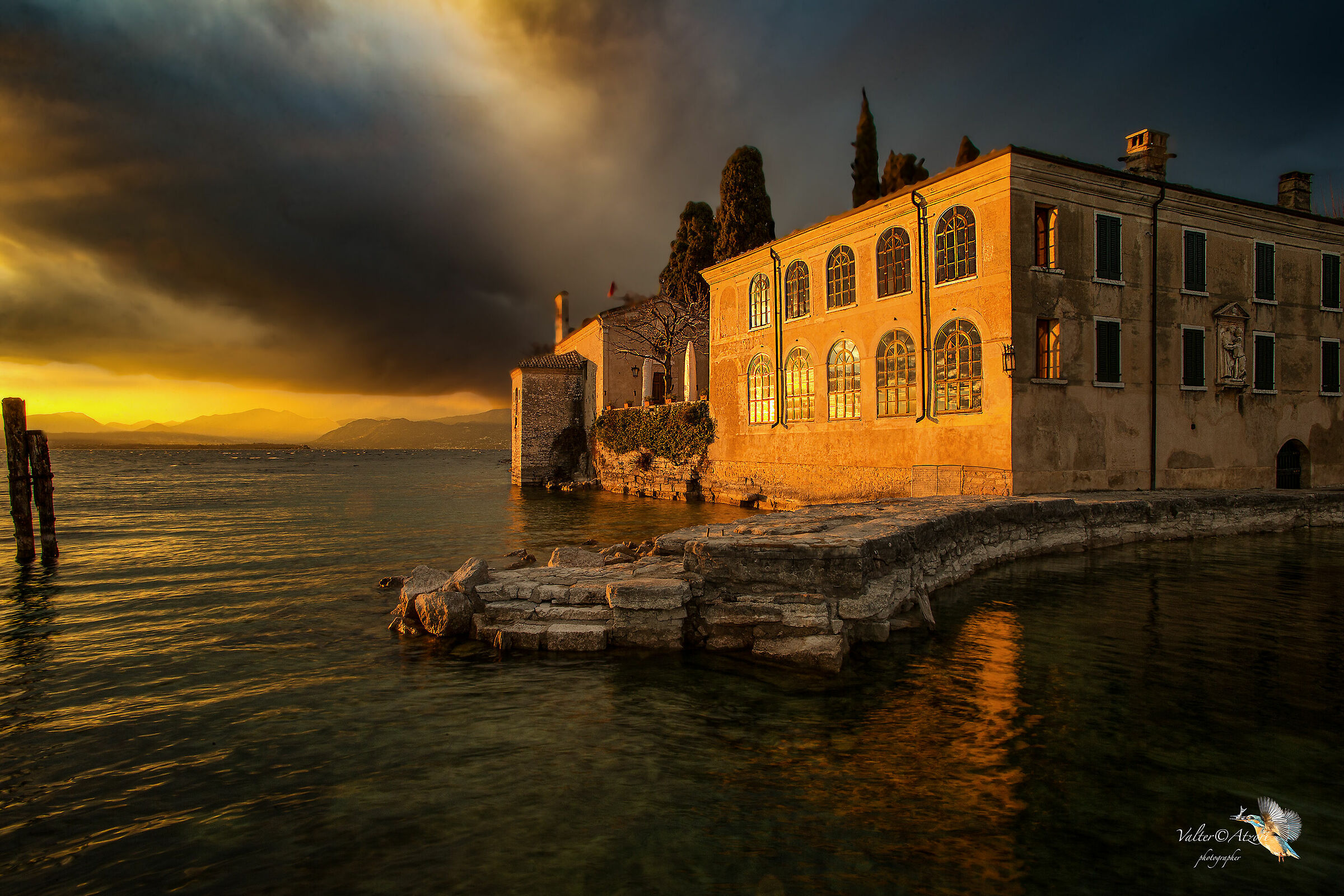Tramonto a Punta S. Vigilio - Garda - Lago di Garda