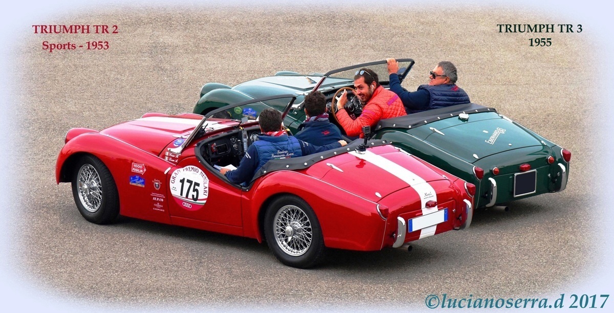 Triumph TR 2 Sports - 1953 e Triumph TR 3 - 1955
