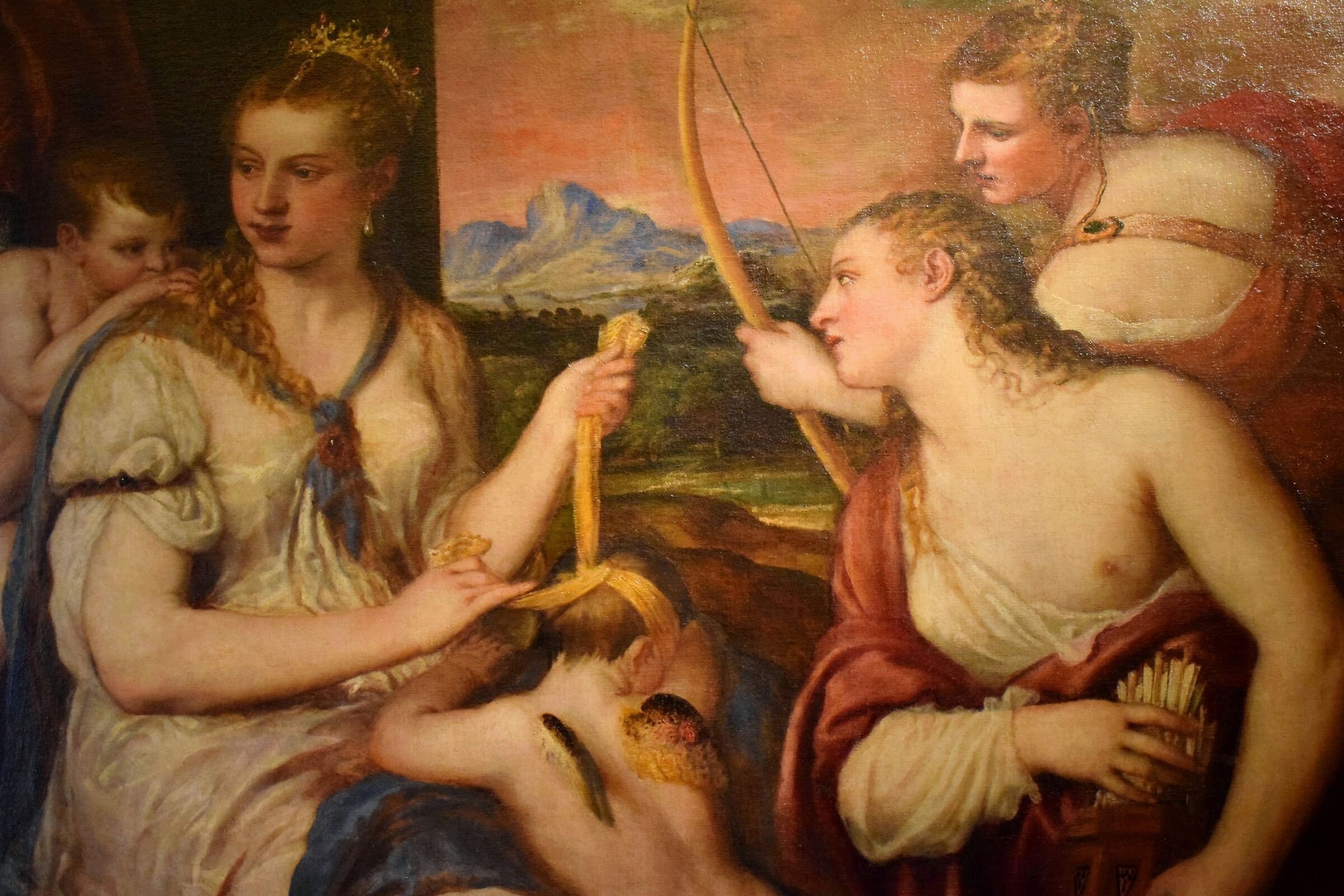Galleria Borghese - Tiziano "Venere che benda Cupido&qu...