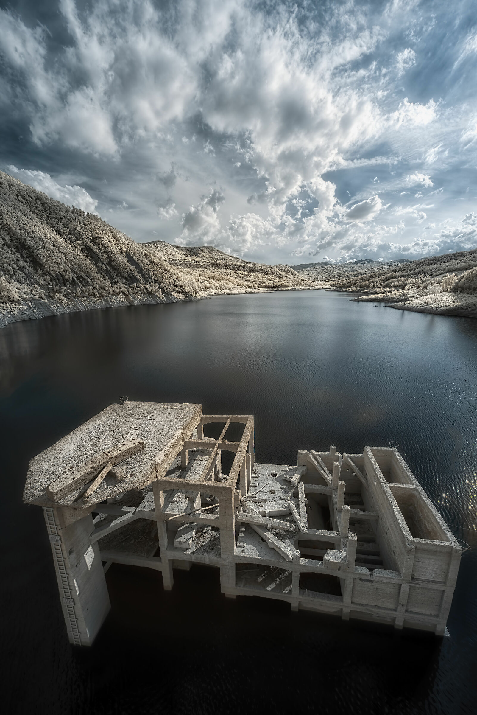 Infrared Vision. Fotografia a infrarosso eseguita con N