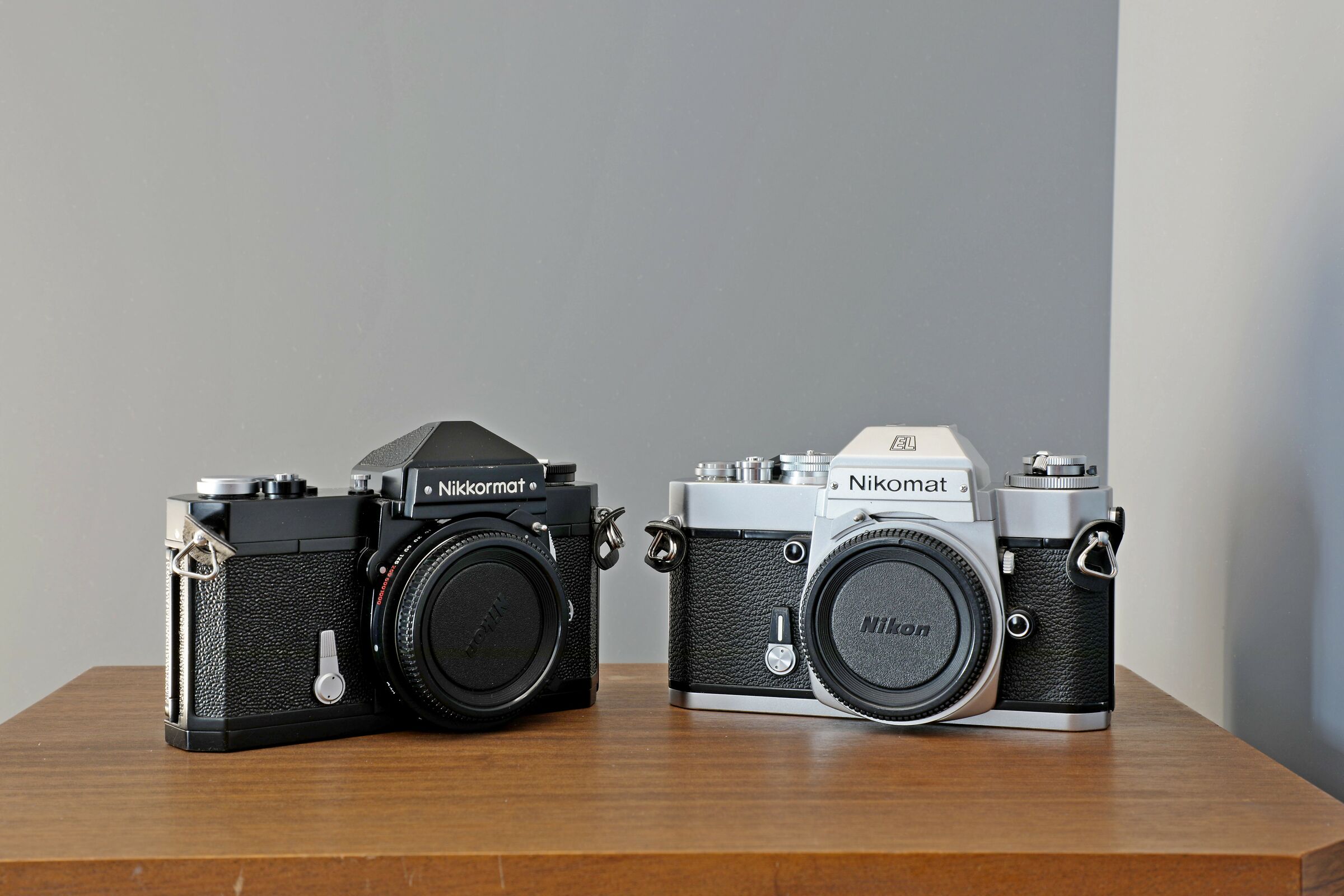 Nikkormat Ftn and Nikonat EL
