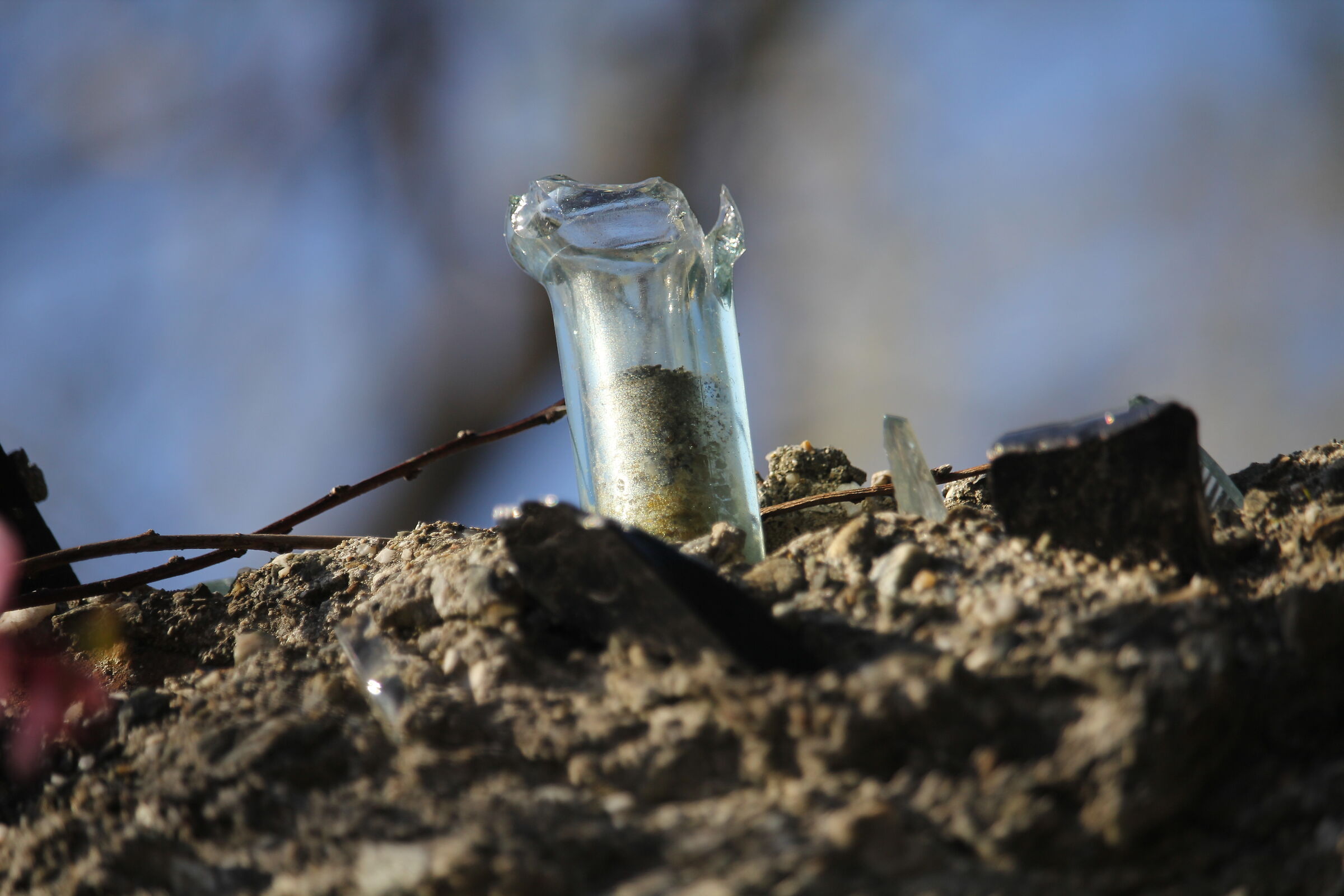 A message in a bottle
