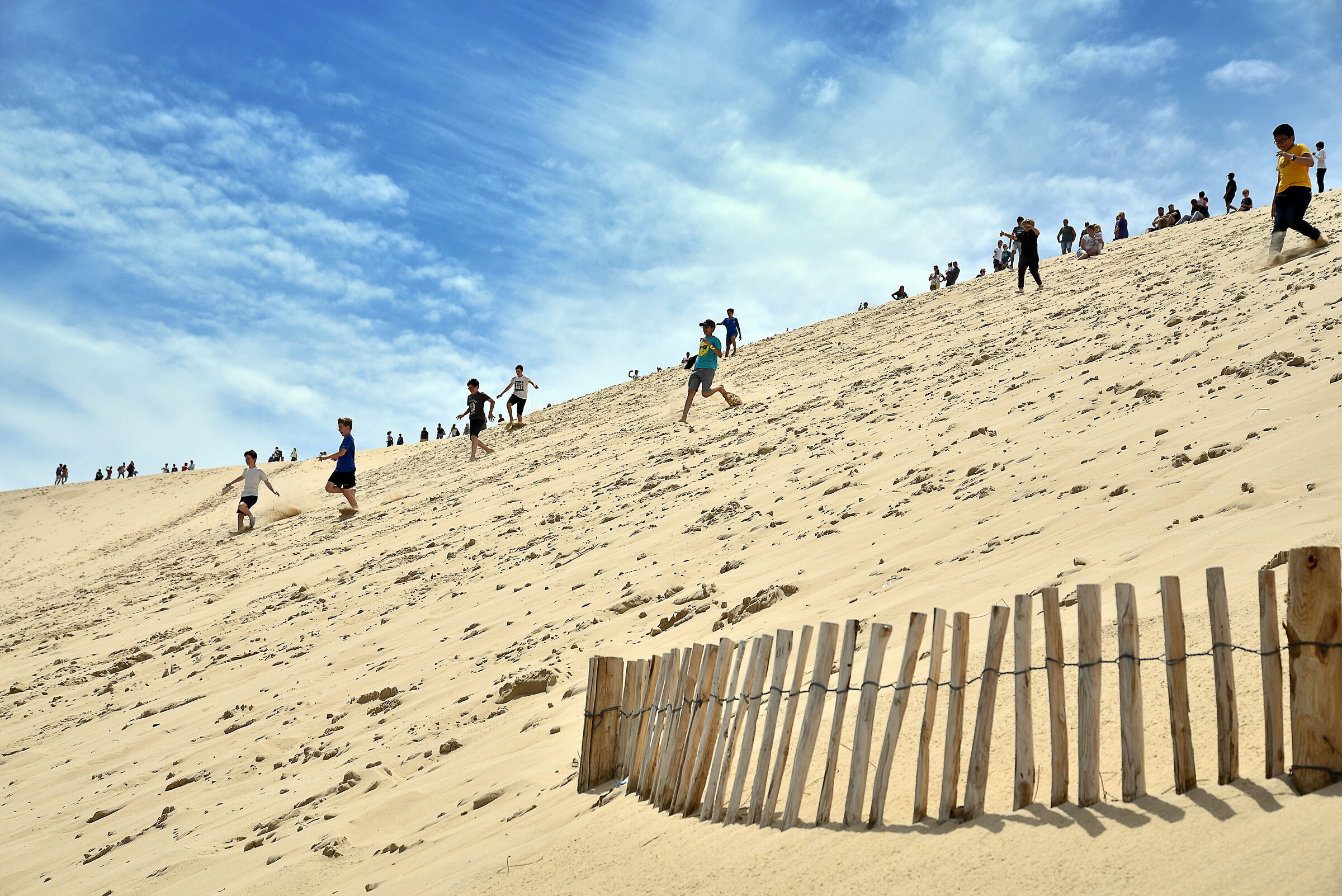giu' di corsa dalle dune du pilat