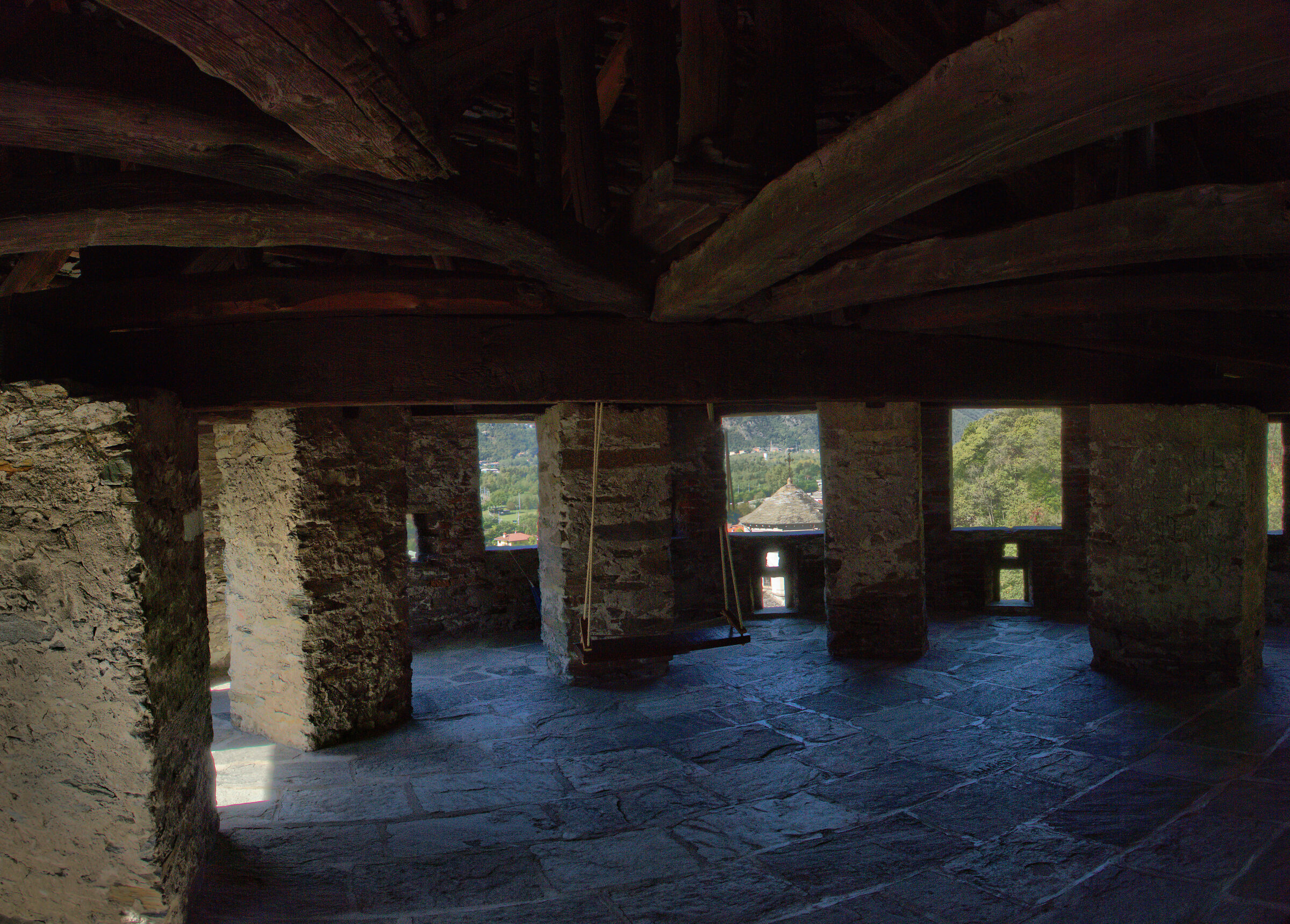 Interno della Torre del Cstello di Vogogna 2017 2020