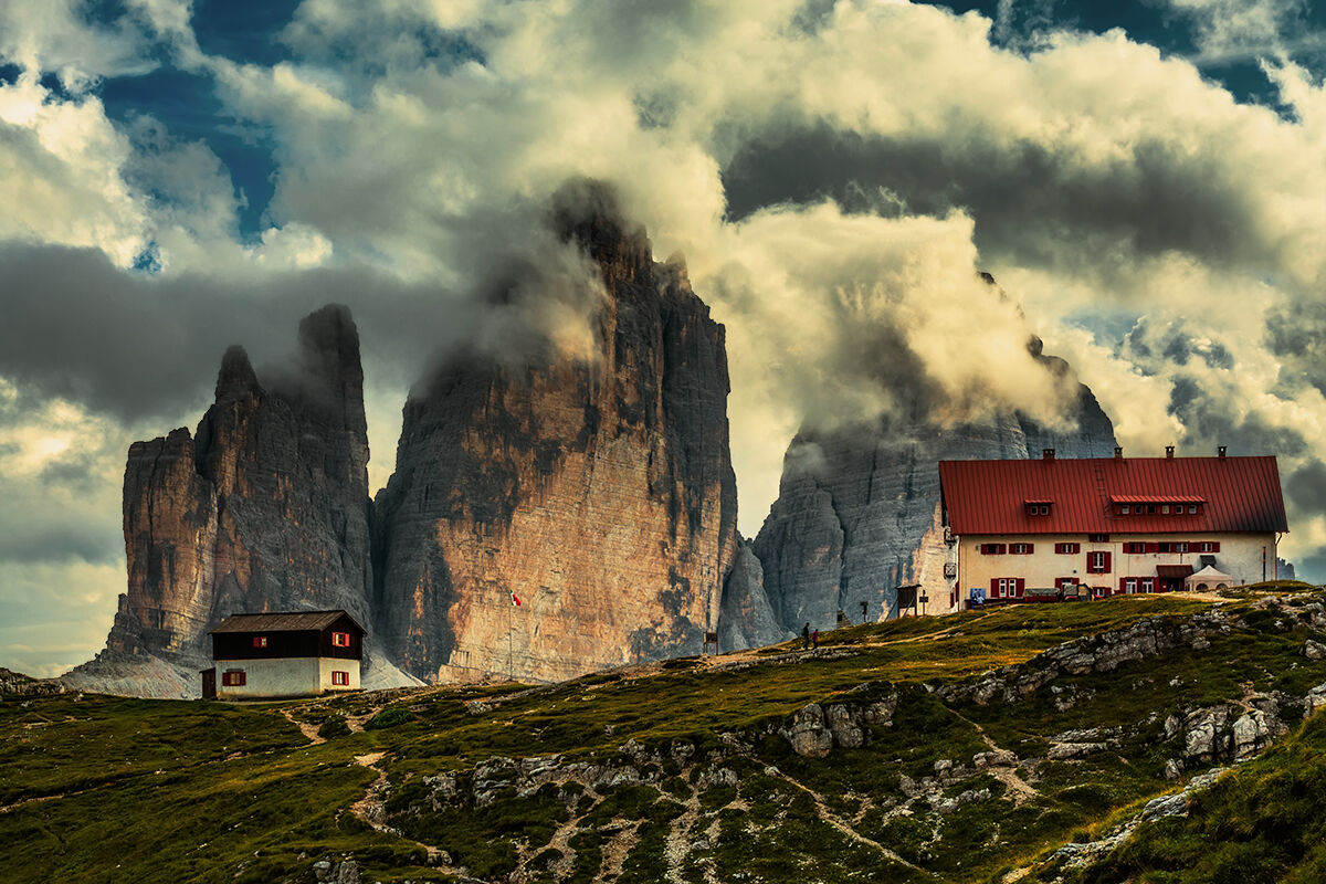 Rifugio Locatelli 2450 mt.