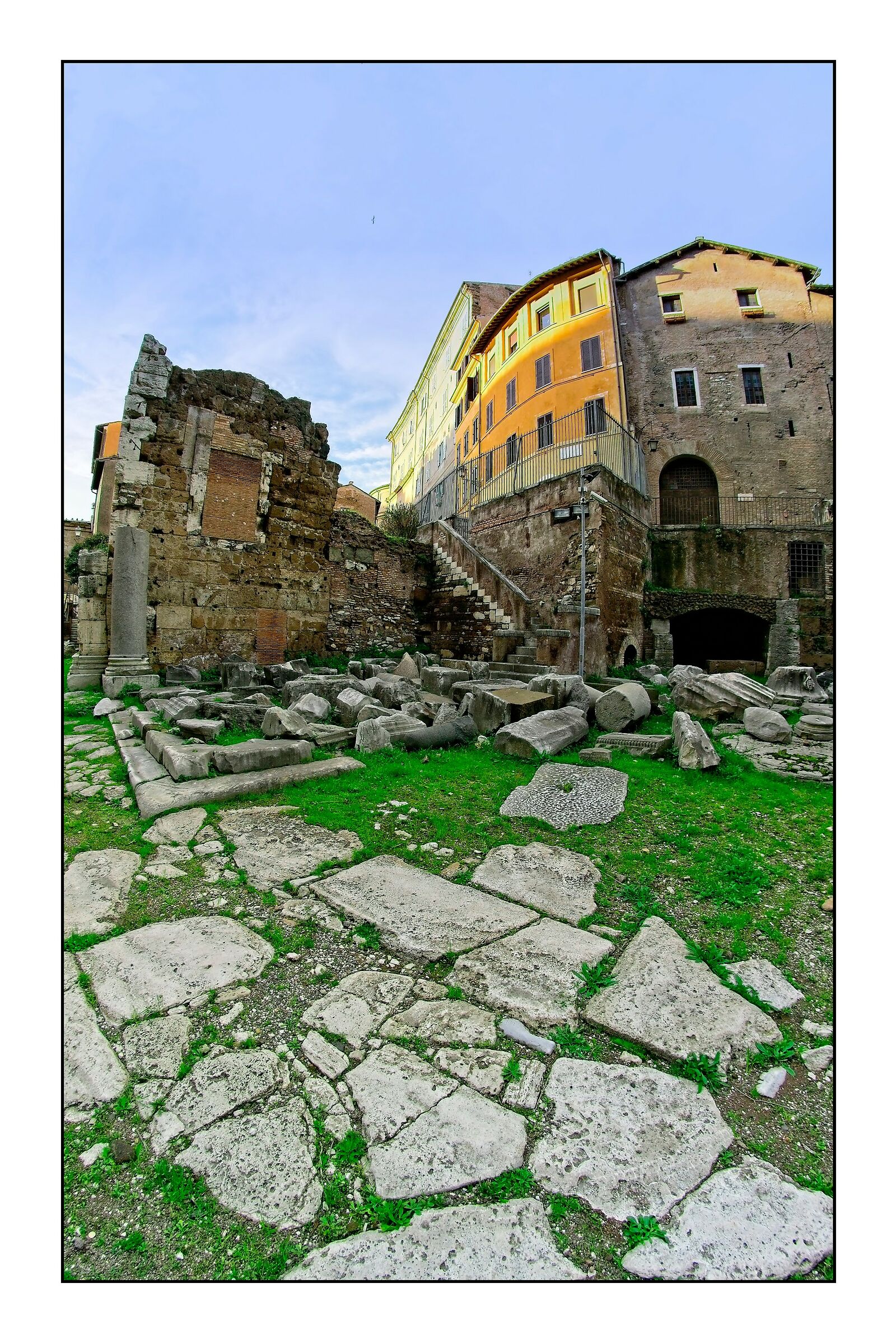 Ruins outside the Marcello Theatre