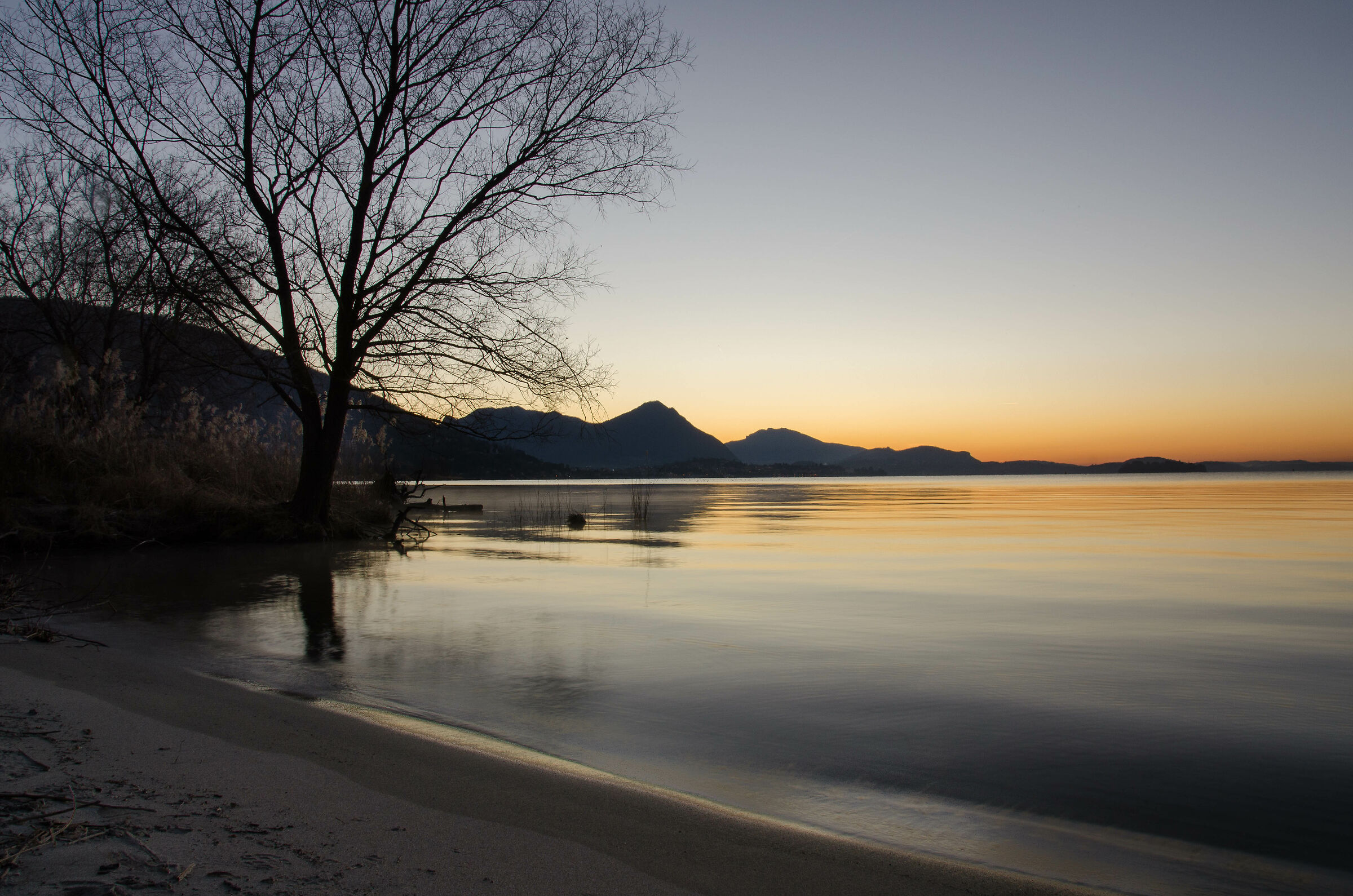 Morning light on the lake