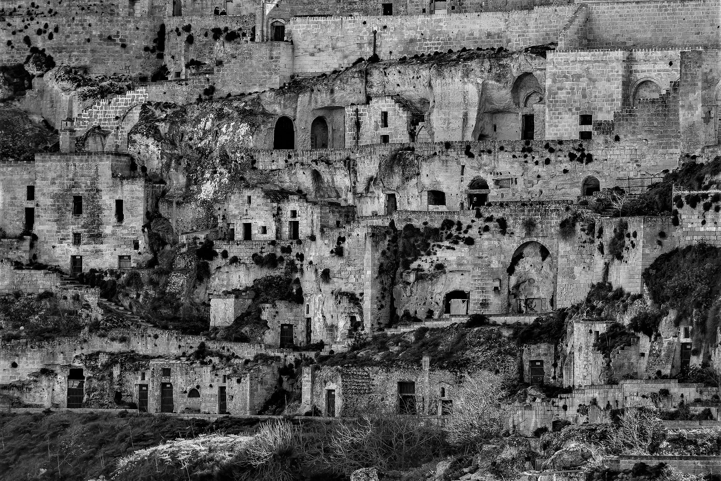 Black and white matera.......