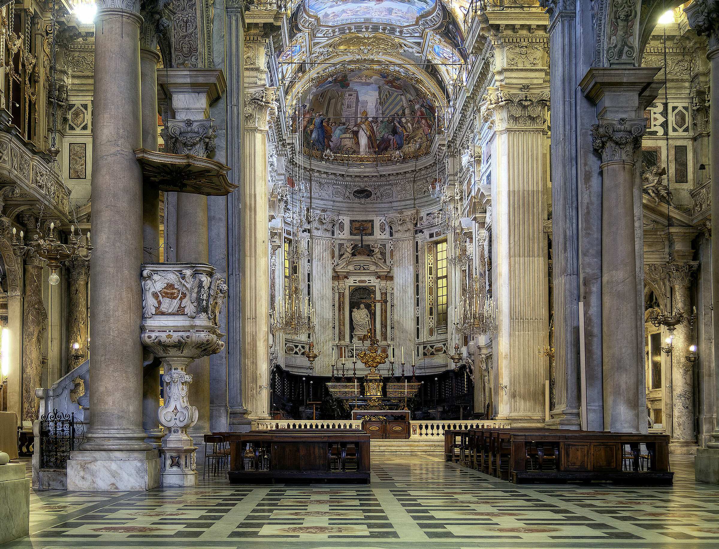 Genova - San Siro - scorcio interno