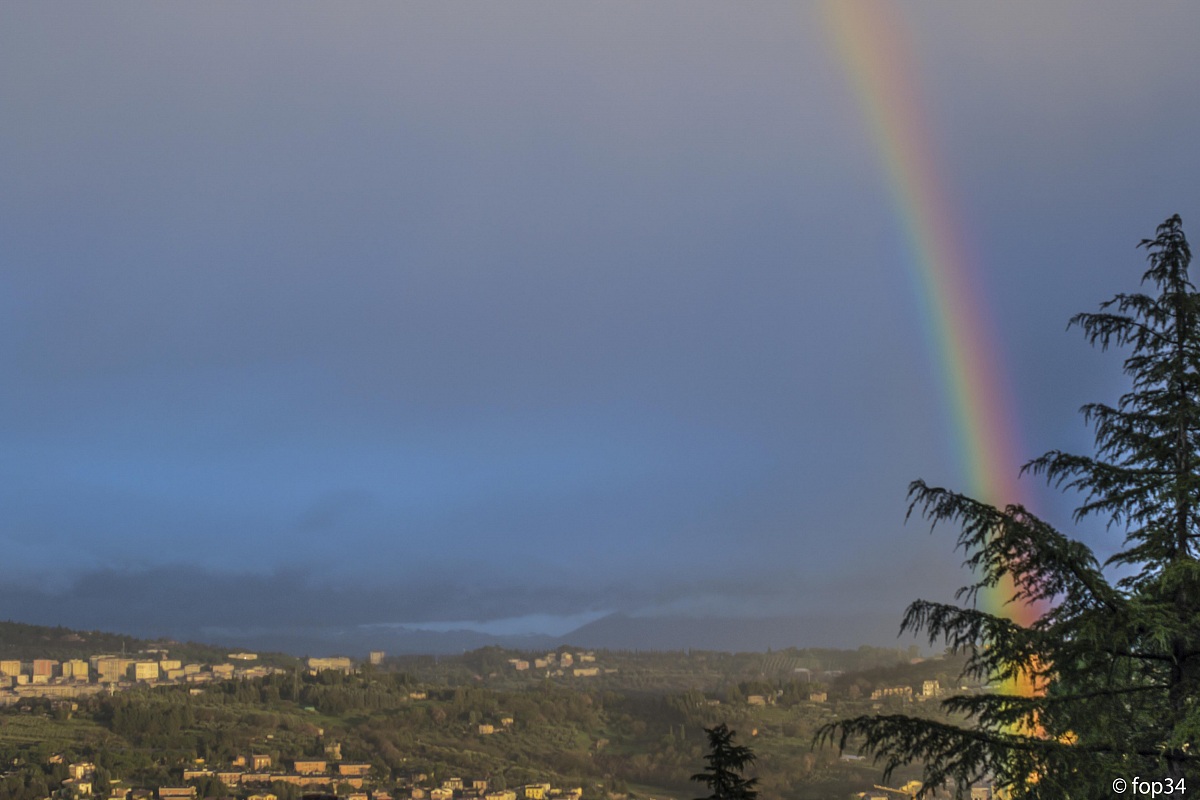 Rainbow on Perugia