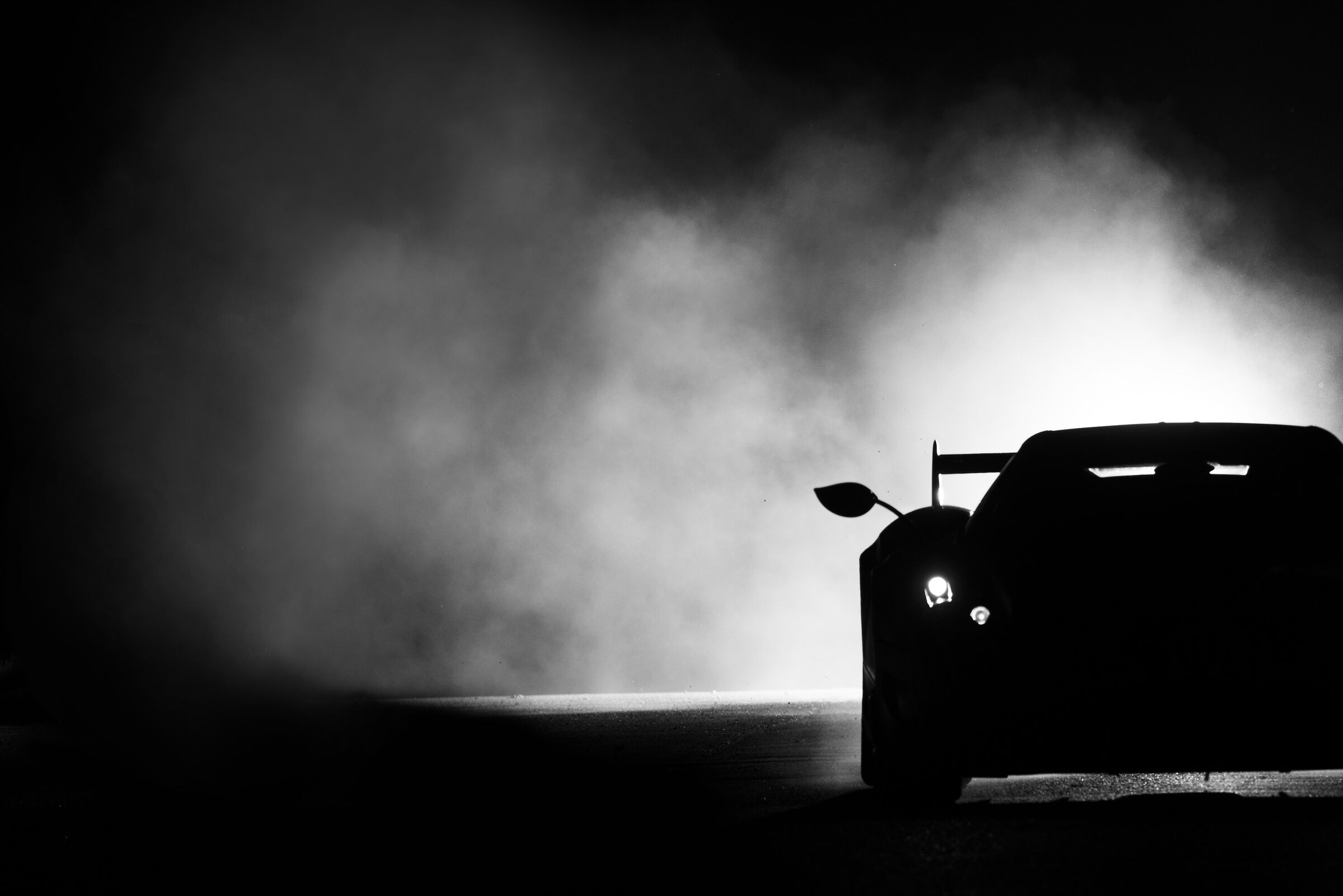 Strong backlight and some dust