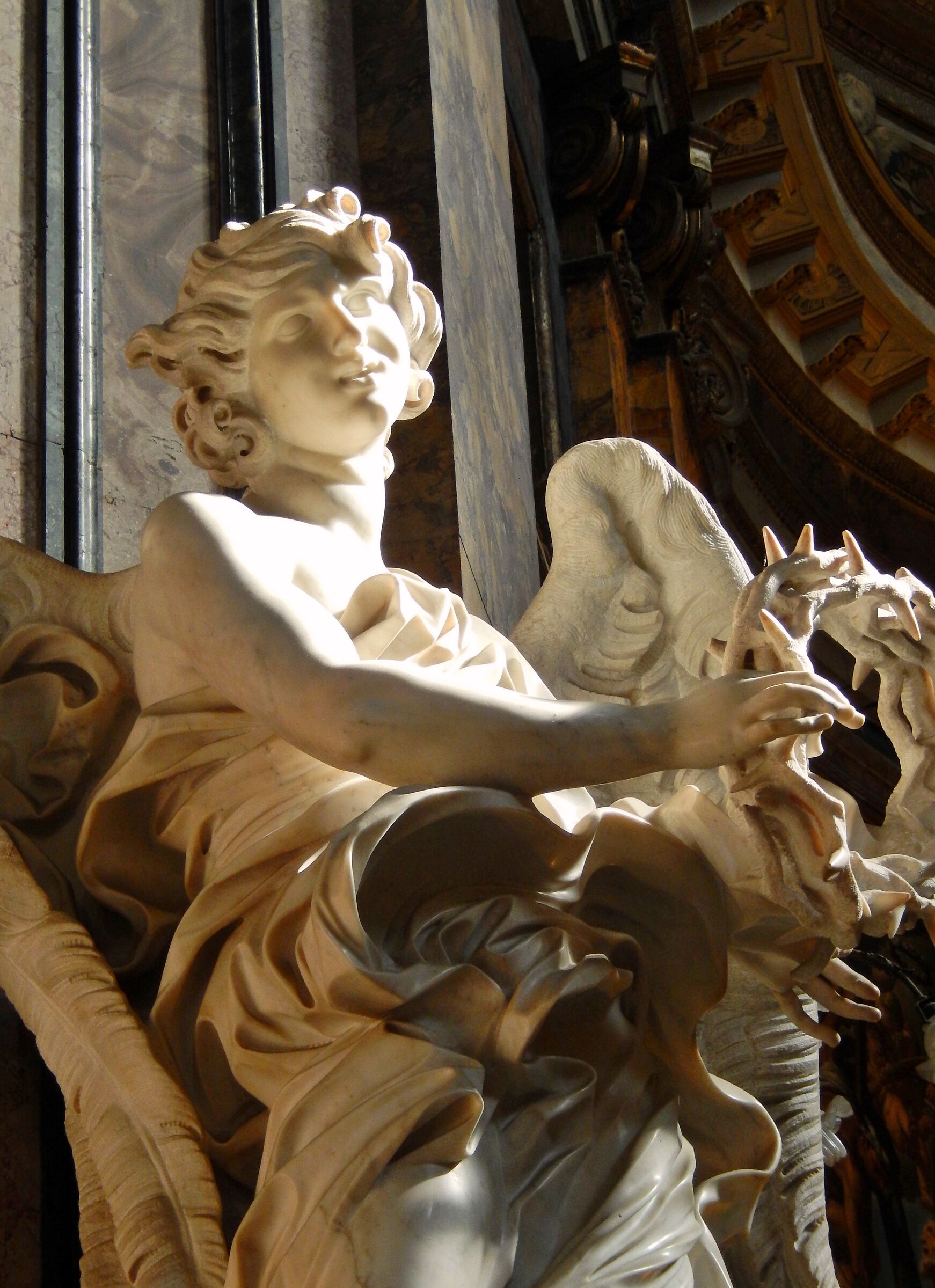 Bernini "Angel with crown of thorns"