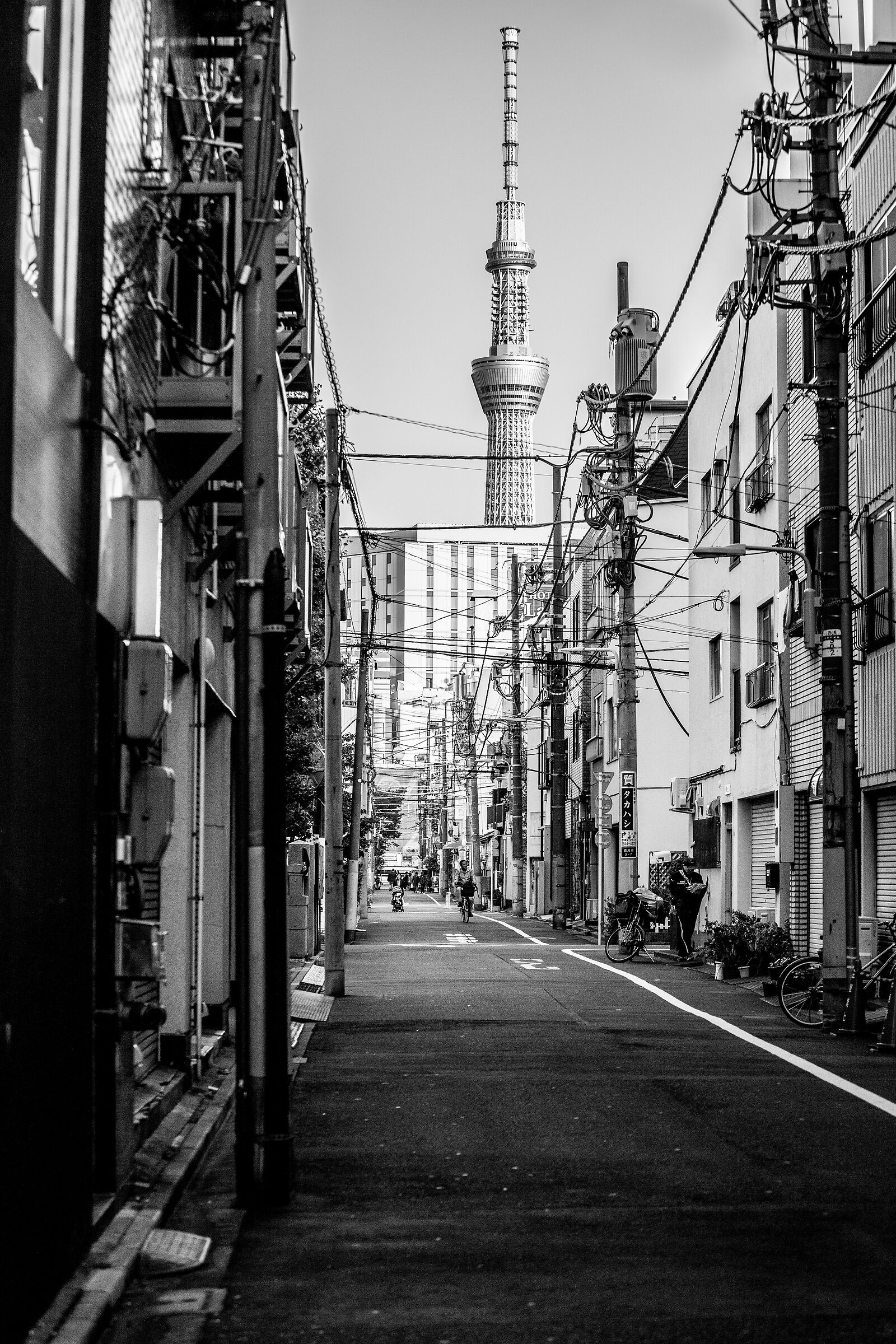 Tokyo Sky Tree from Kappabashi Dori