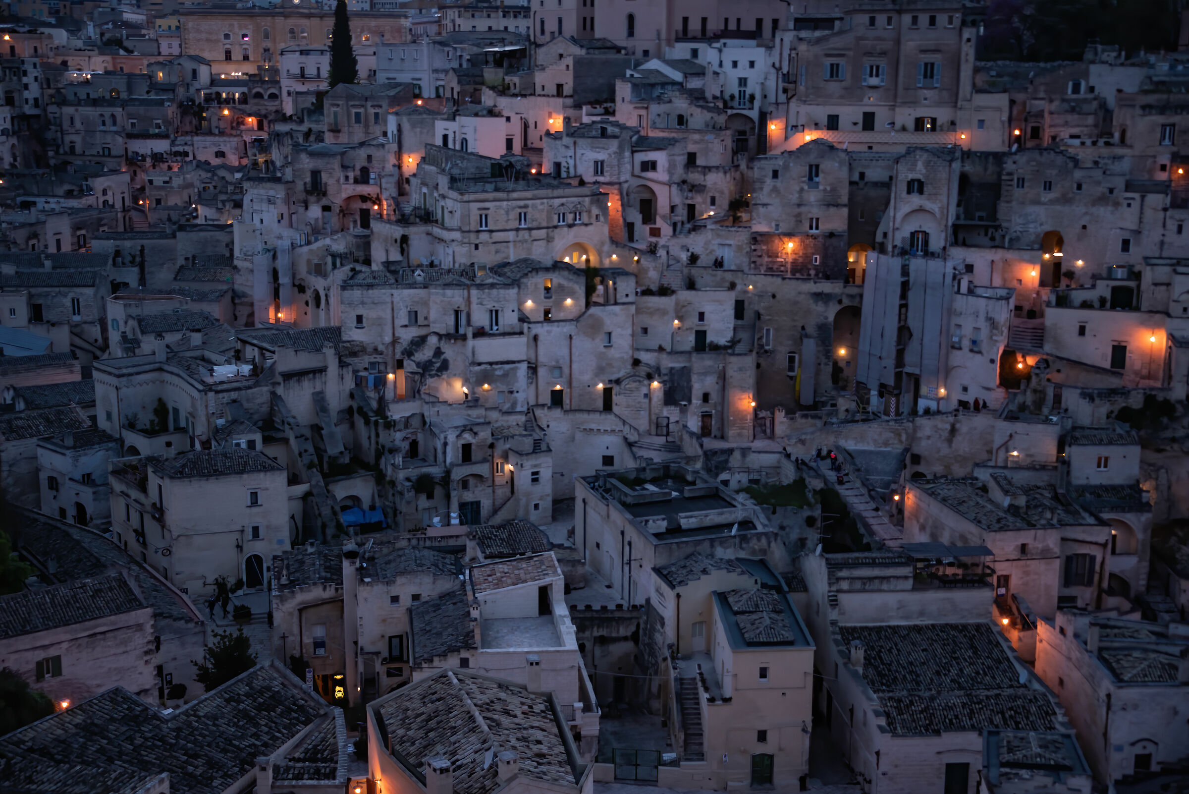 Evening in Matera