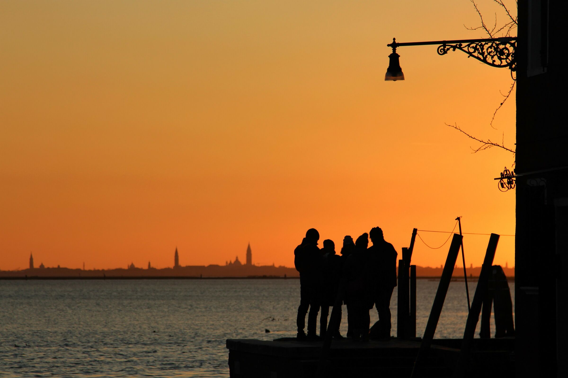 Silhouettes in Burano