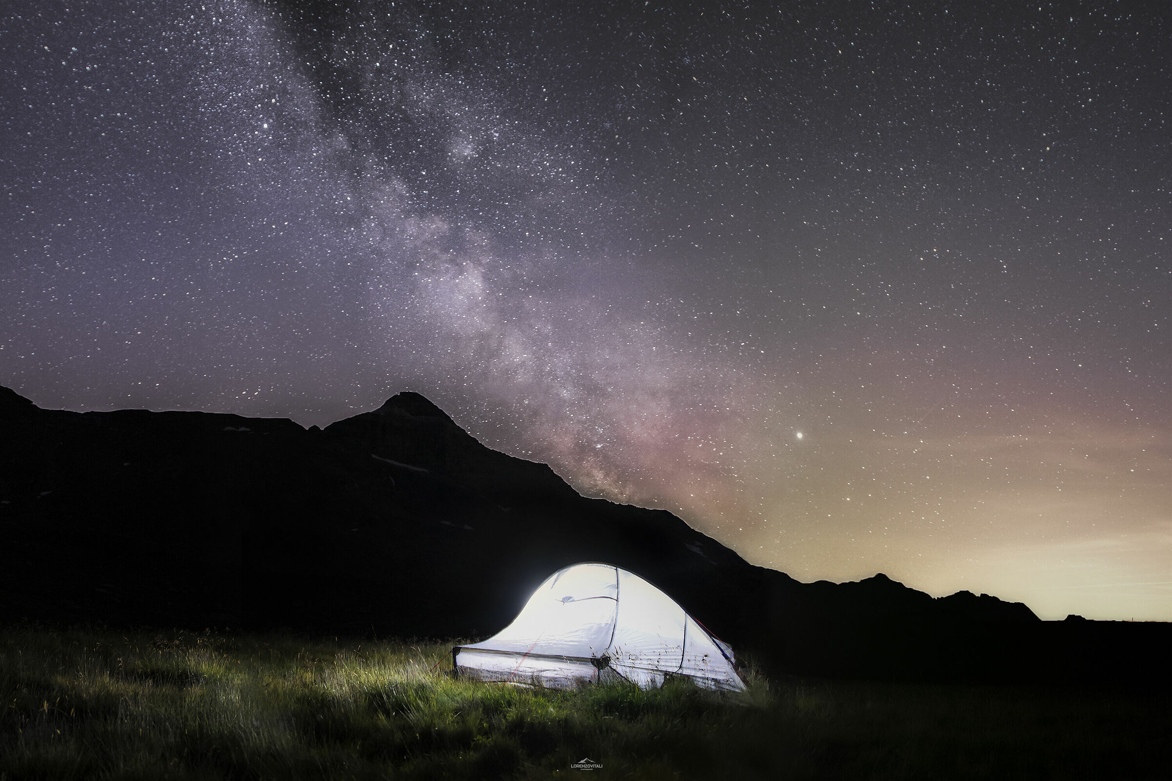 Lace step and milky way