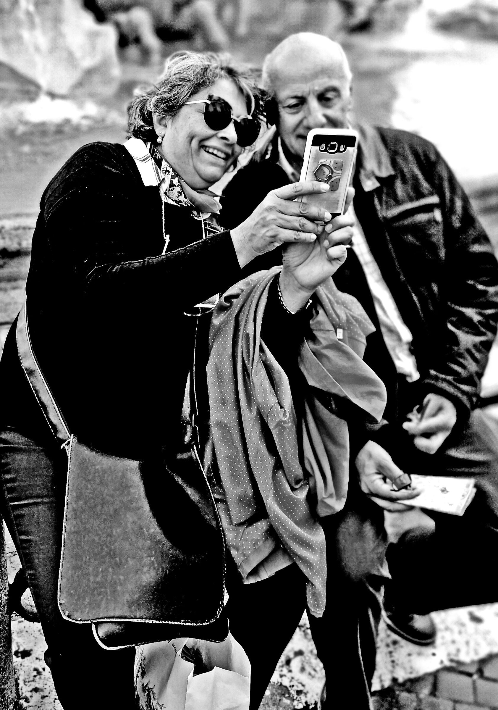 and me rejecting my cell phone!