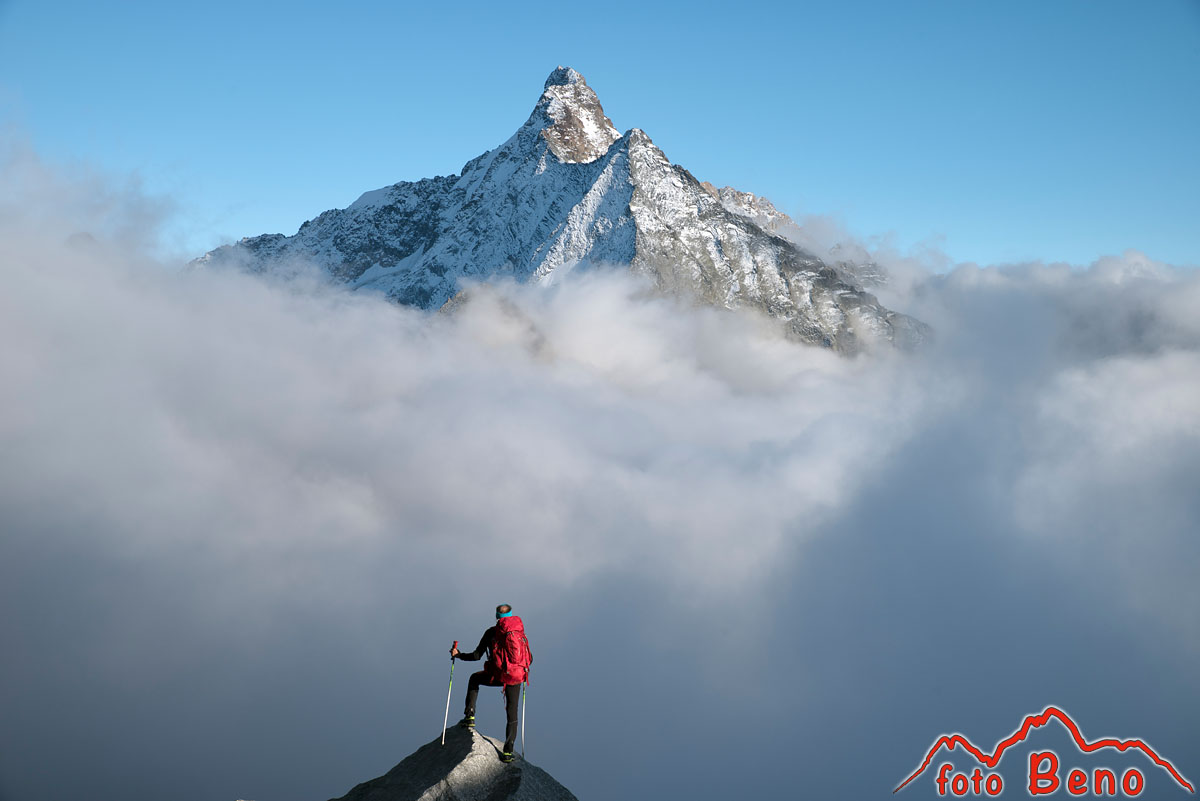 Il monte Disgrazia dal passo del Cameraccio