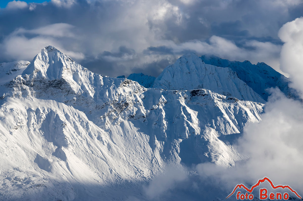 Pizzo Scalino e pizzo Painale dopo una bufera