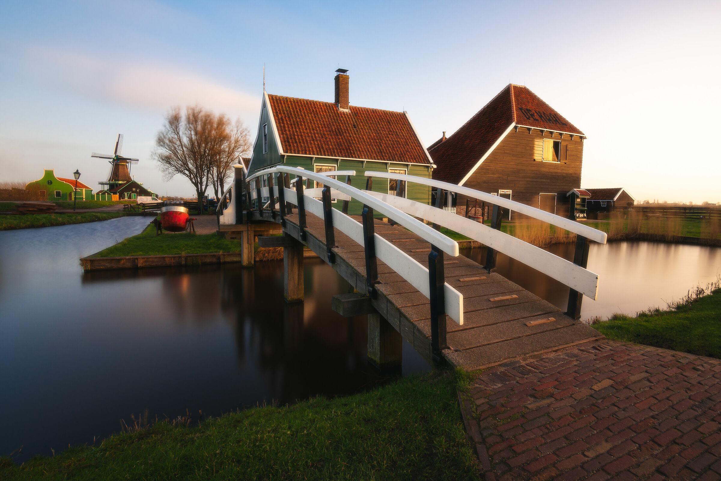 Zaanse schans after Sunrise