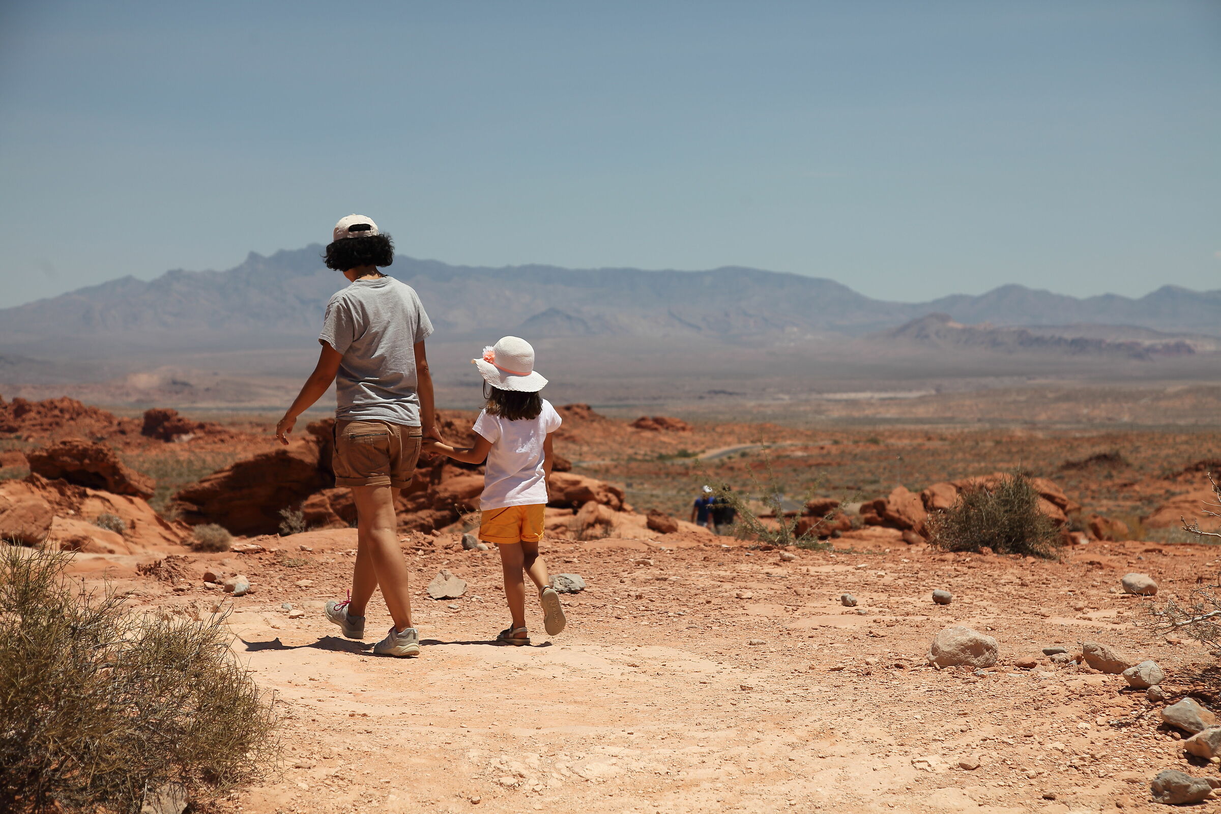 Two steps into the desert