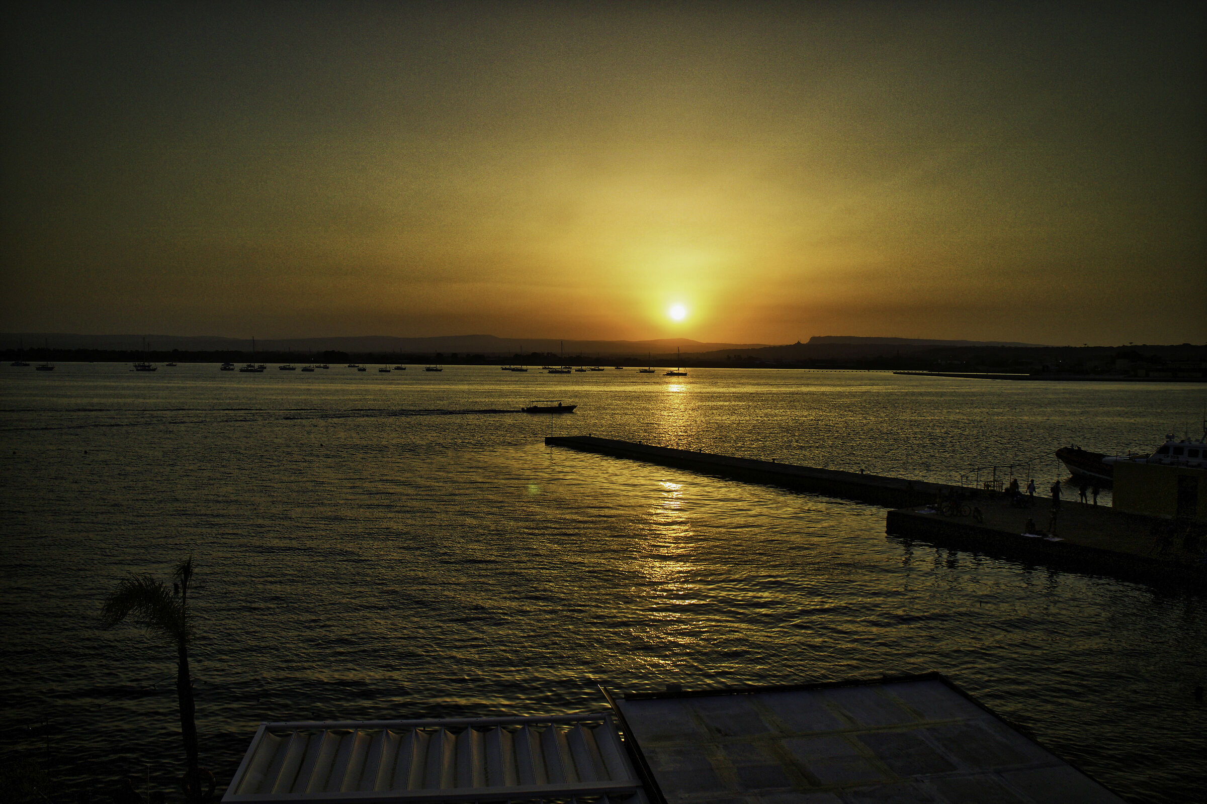 Sunset over the Sea of Ortigia