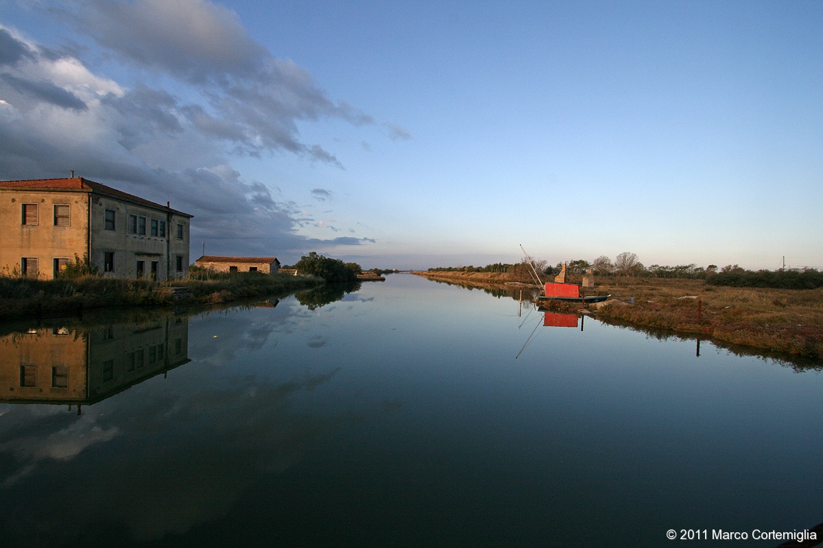 Cielo e acqua, saline di Comacchio