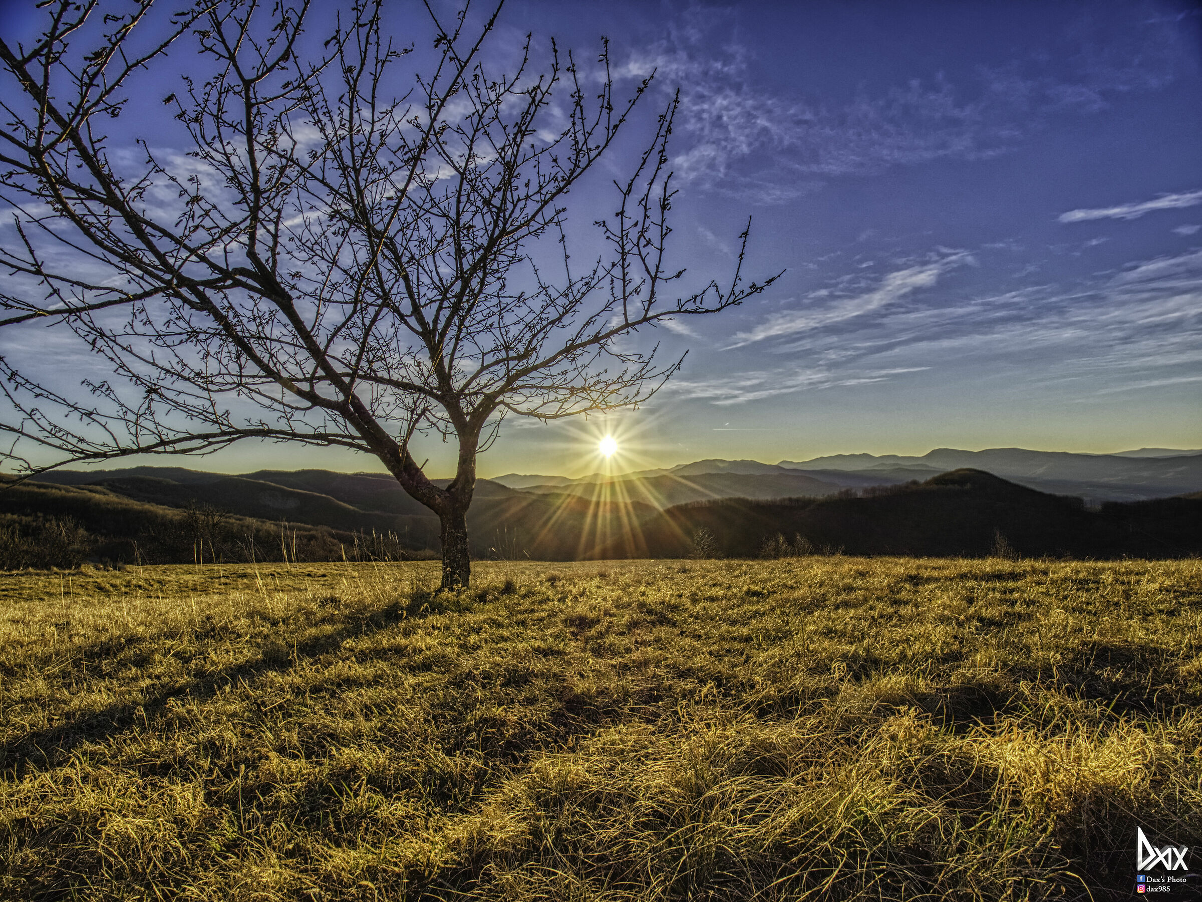 Golden hour in Appennine