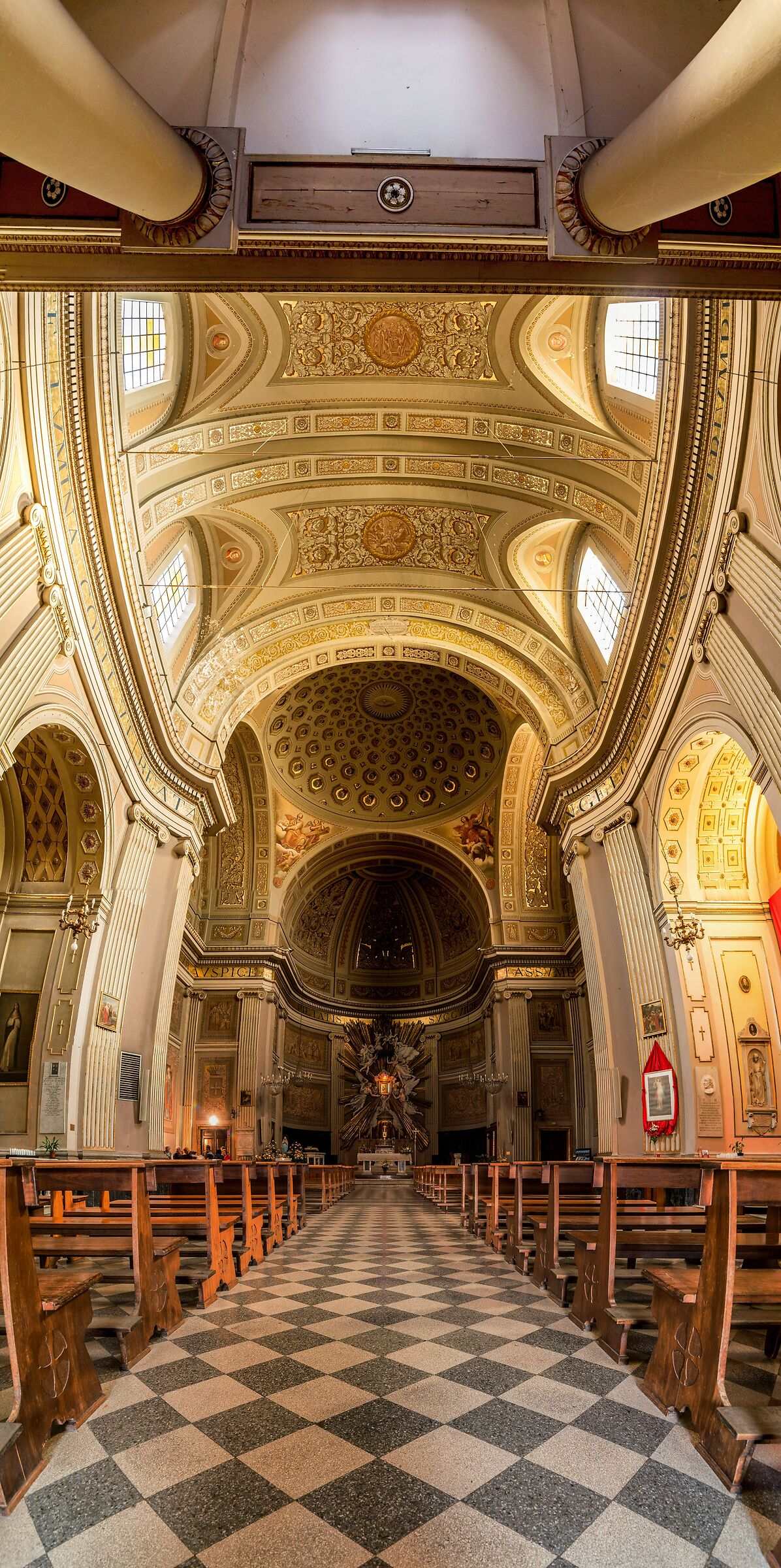 vertorama della bas. della madonna delle grazie di bg