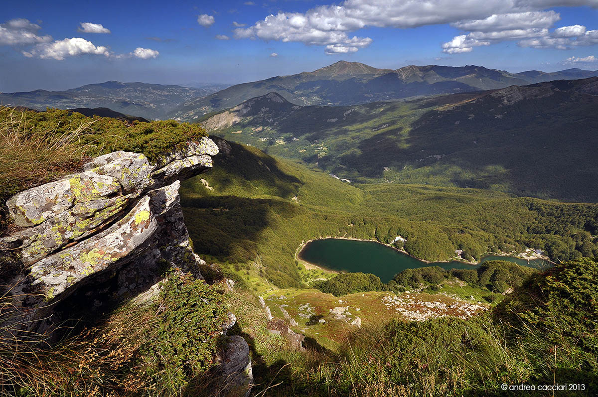 Il Lago Santo da Monte Giovo