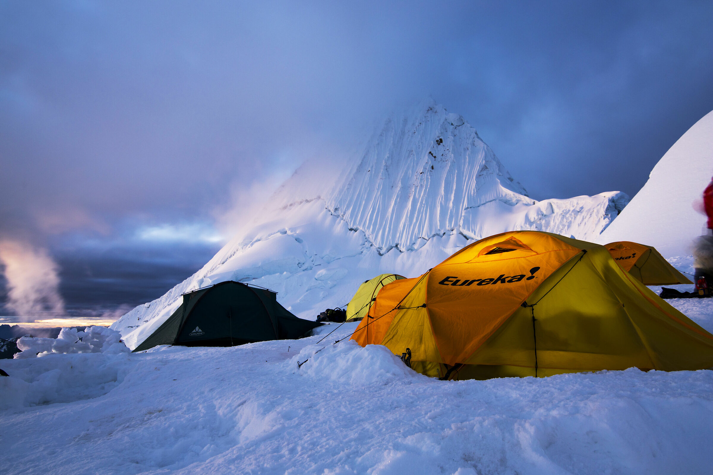 Alpamayo Mount at 5947m. Cordillera Blanca Peruvian Mou