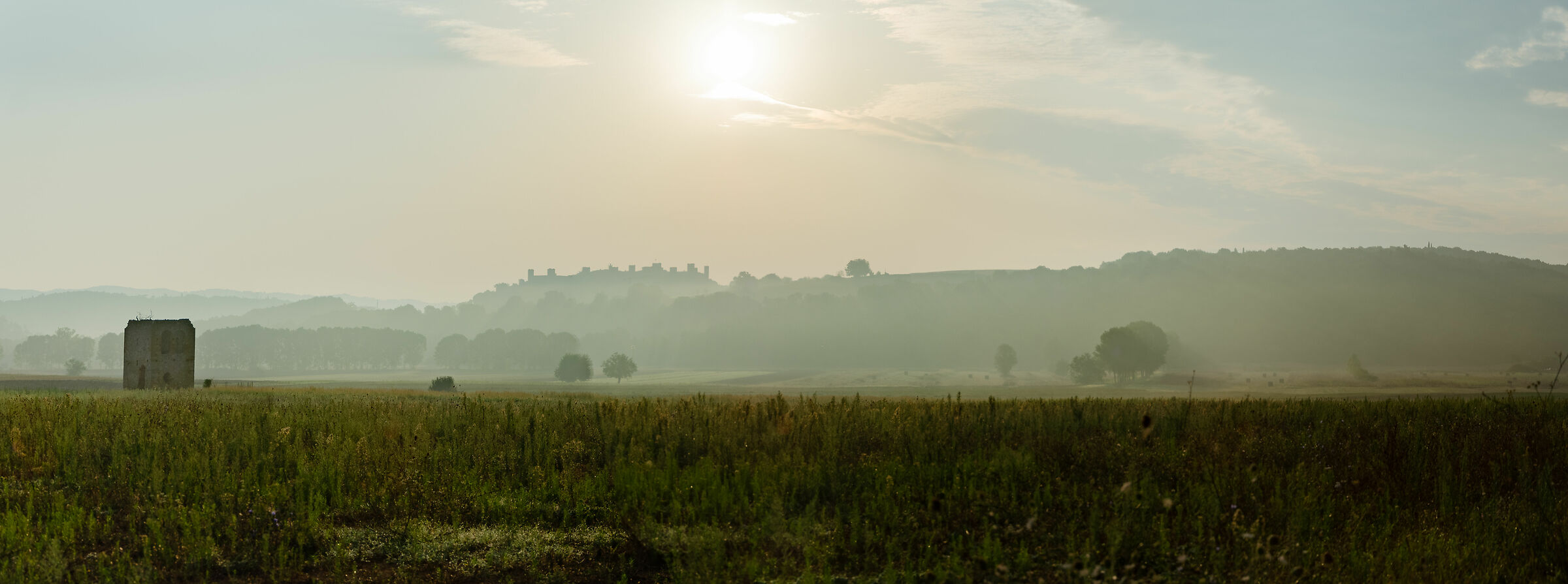 Monteriggioni,tardo pomeriggio,via francigena(31/08/19)