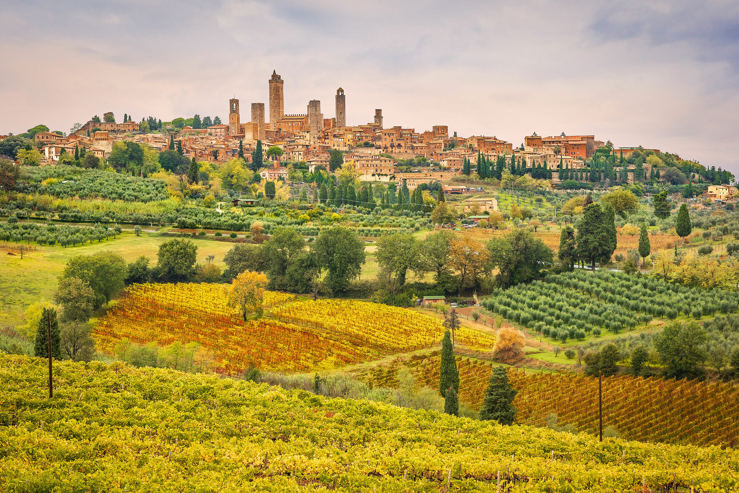 L'autunno a San Gimignano