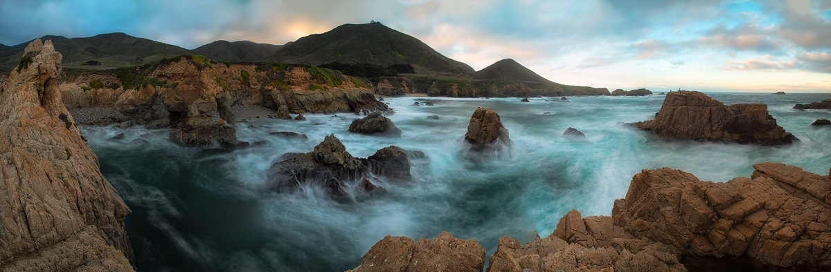 Garrapata State Park, Big Sur, CA Vertical Pano 6 RAW