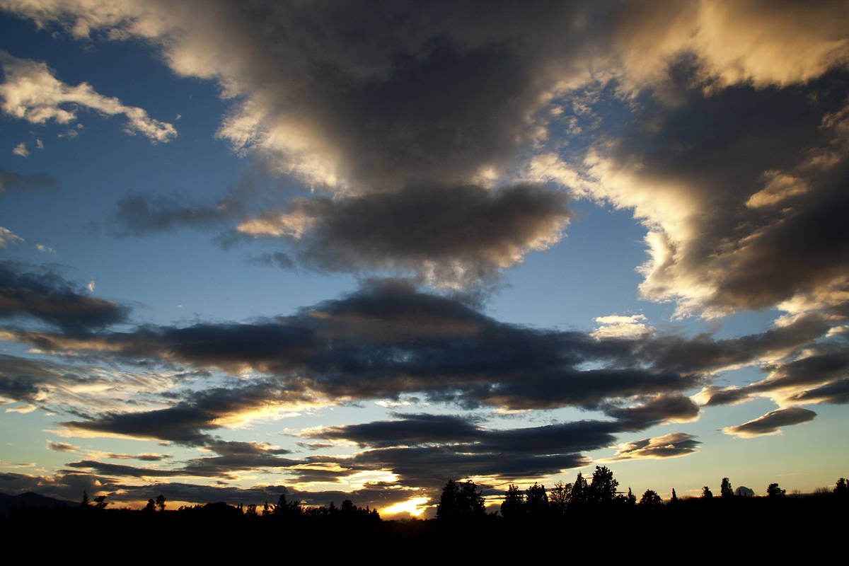 sunset in San Sperate