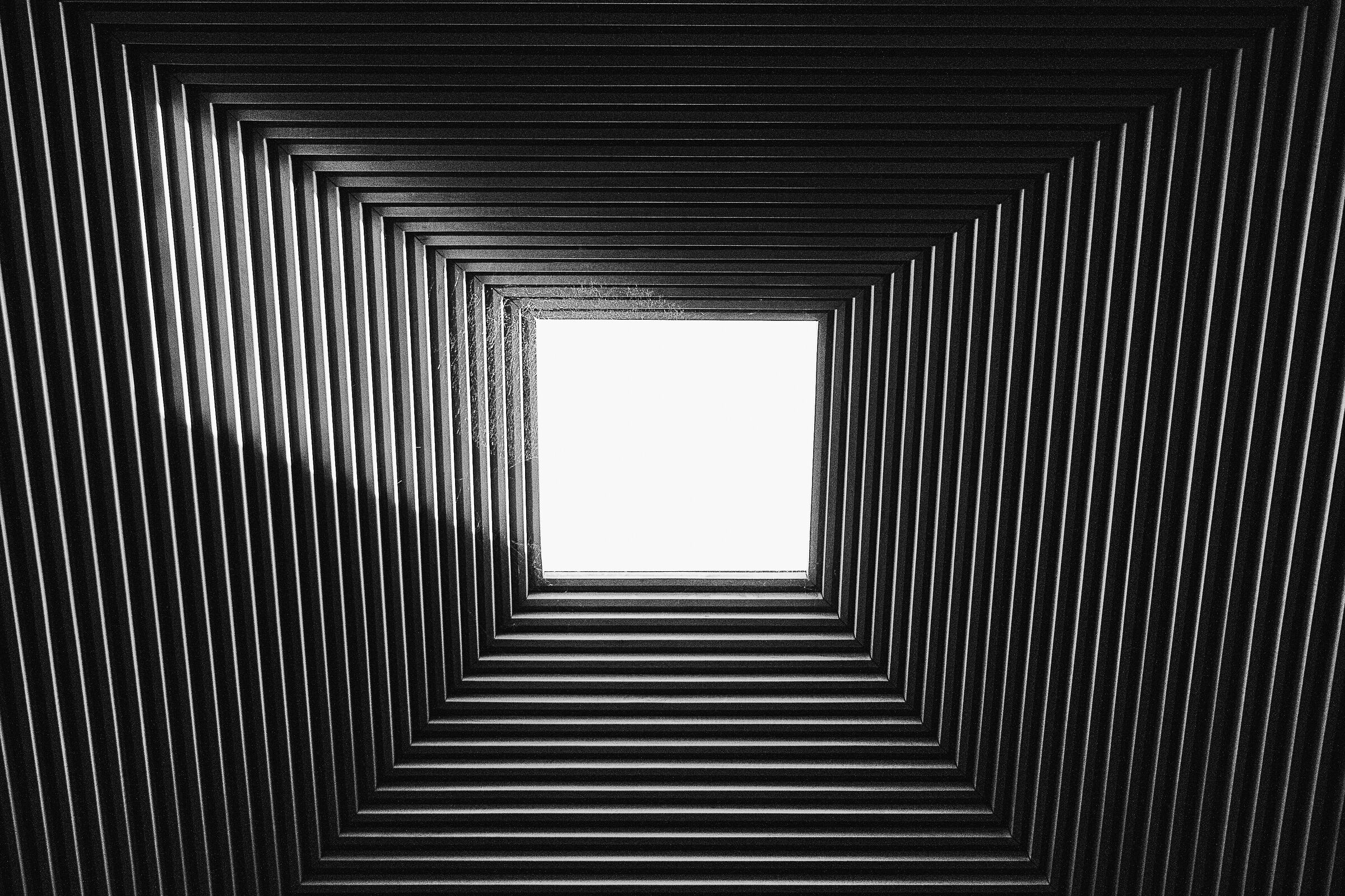 Tomb Brion Minimal B&W