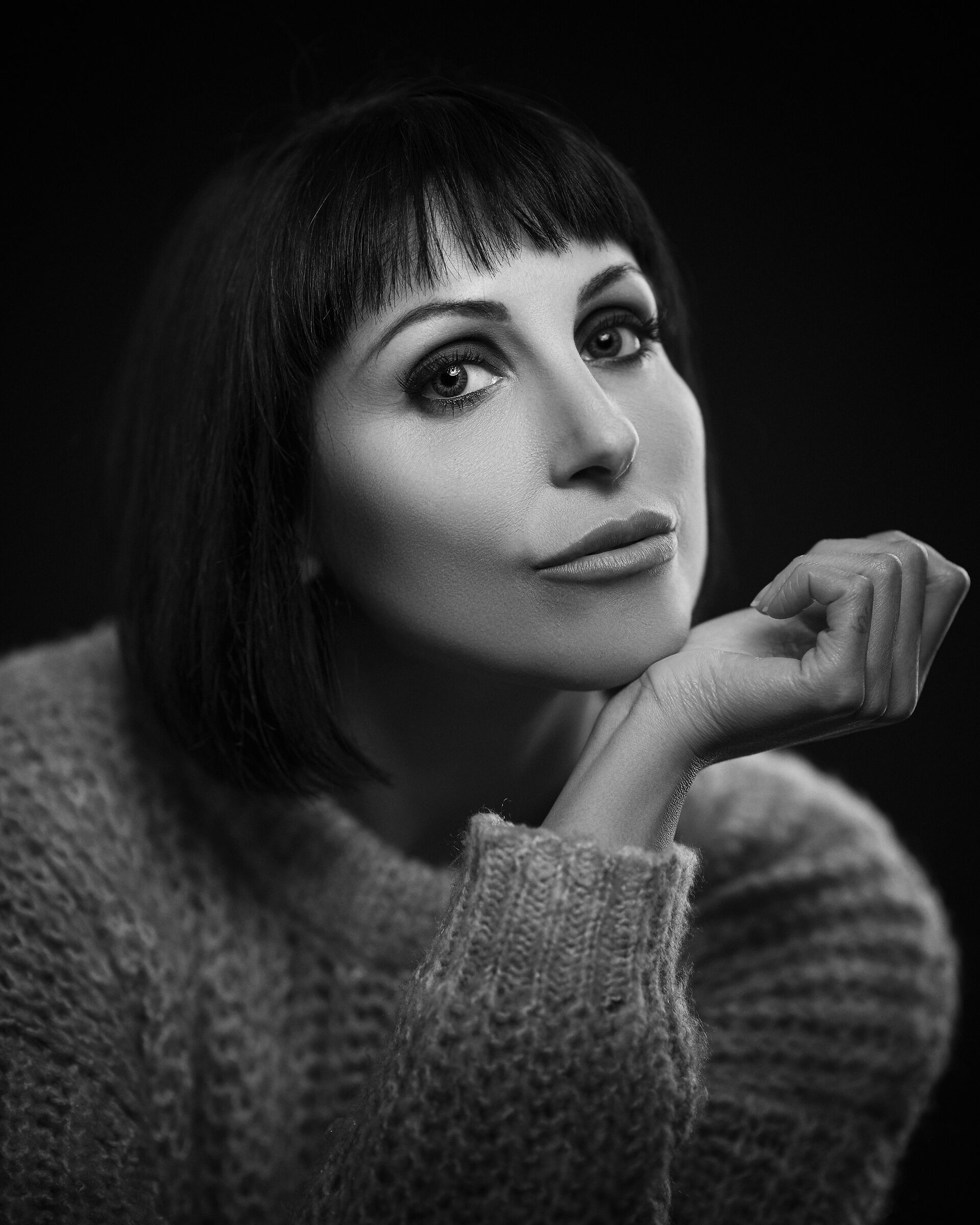 portrait b&w